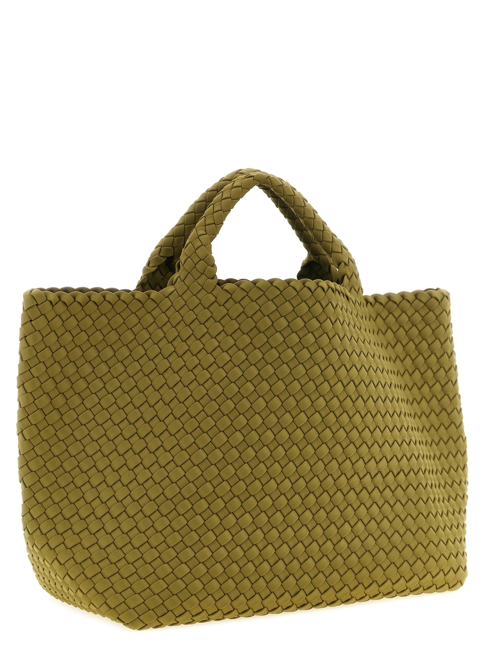 NAGHEDI Grüne Nylon Handtasche