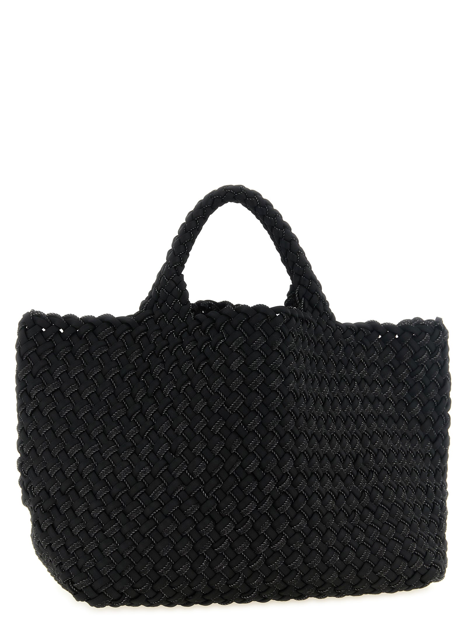 NAGHEDI Schwarze Nylon-Tragetasche