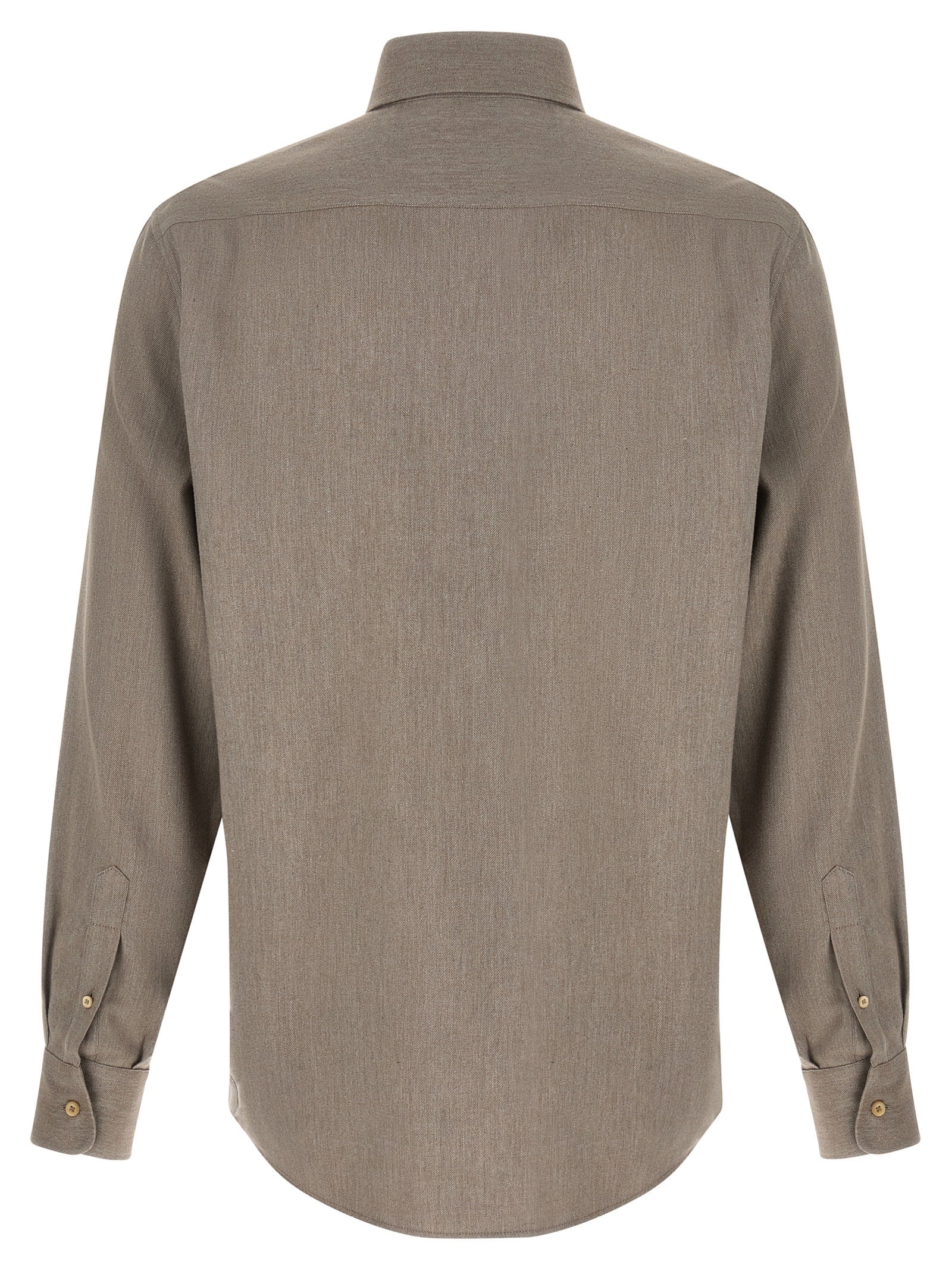 Brunello Cucinelli Graue Baumwollbluse