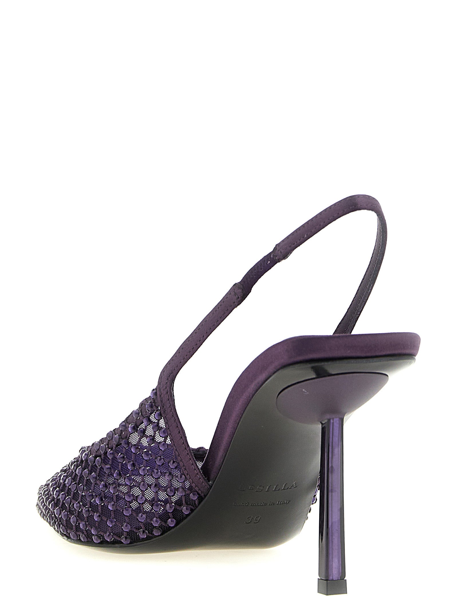 LE SILLA Lila Pumps aus Polyester mit hohen Absätzen
