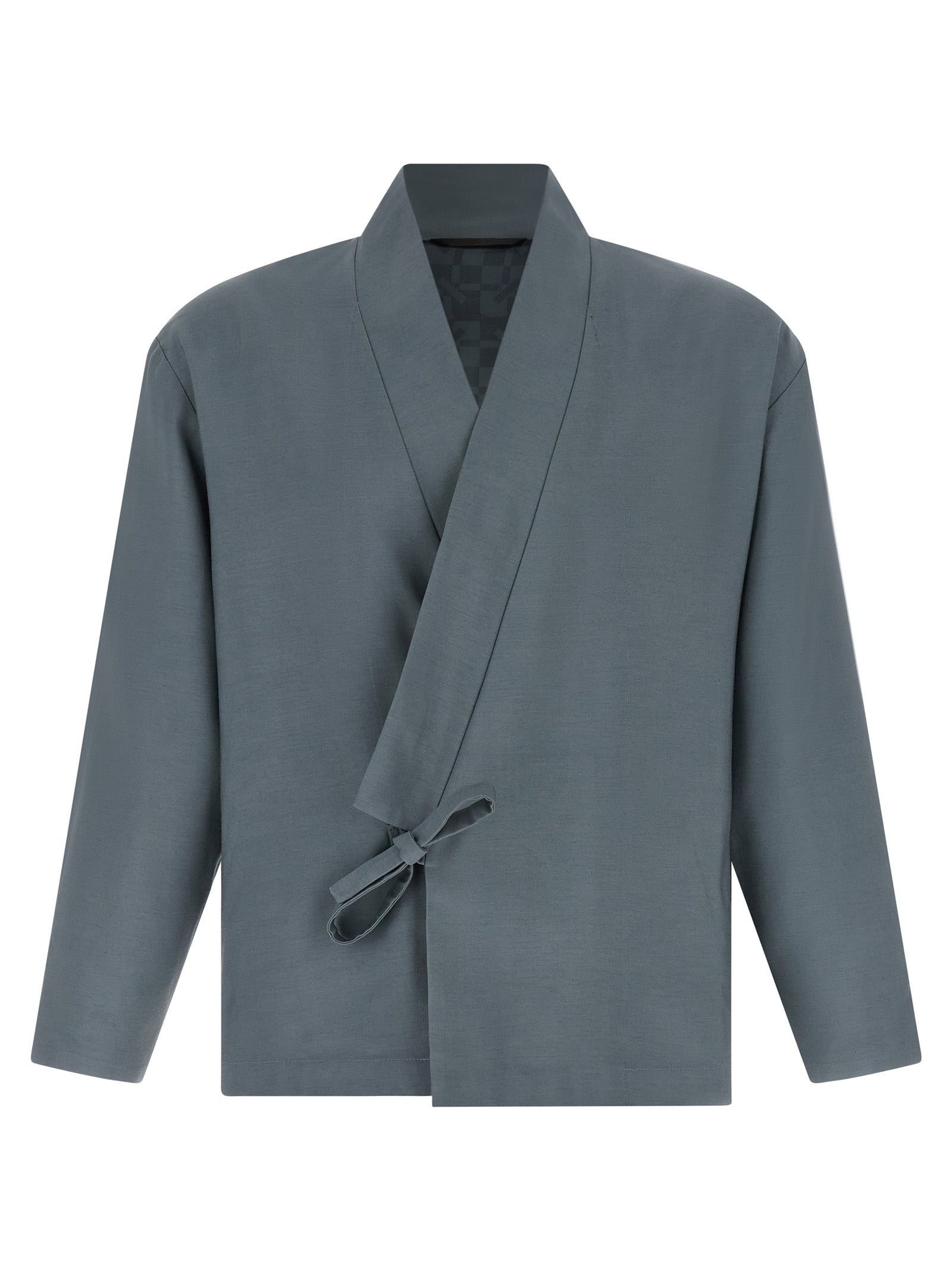 Kenzo Grauer Wollblazer