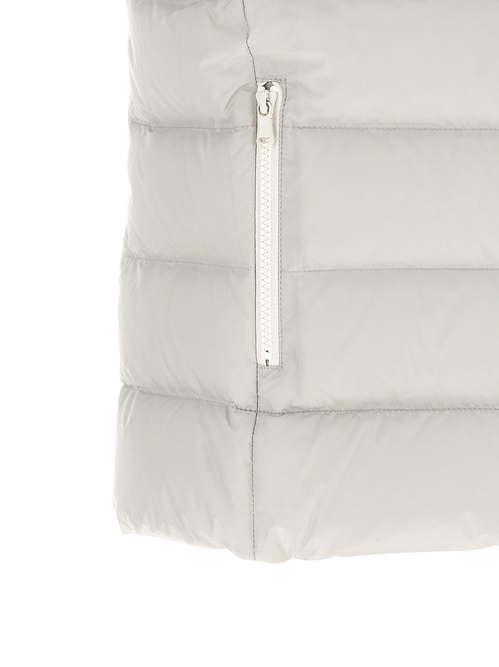 Brunello Cucinelli Graue ärmellose Polyester-Weste