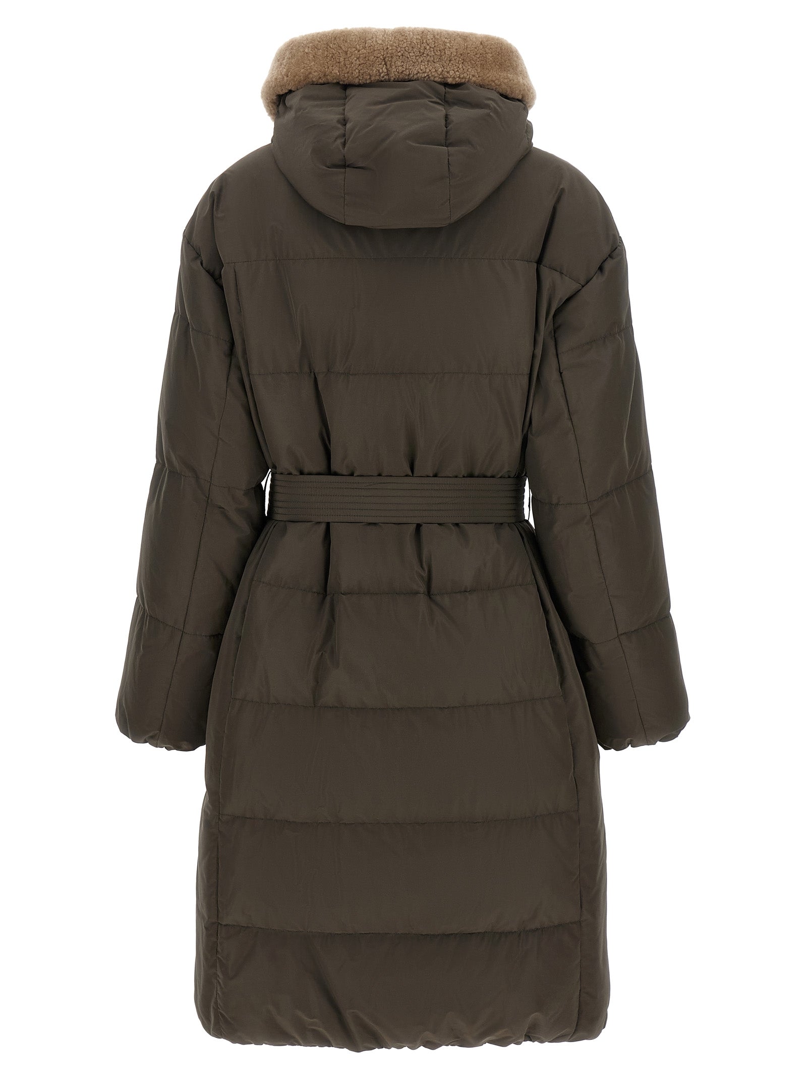 Brunello Cucinelli Zweifarbiger Baumwollmantel