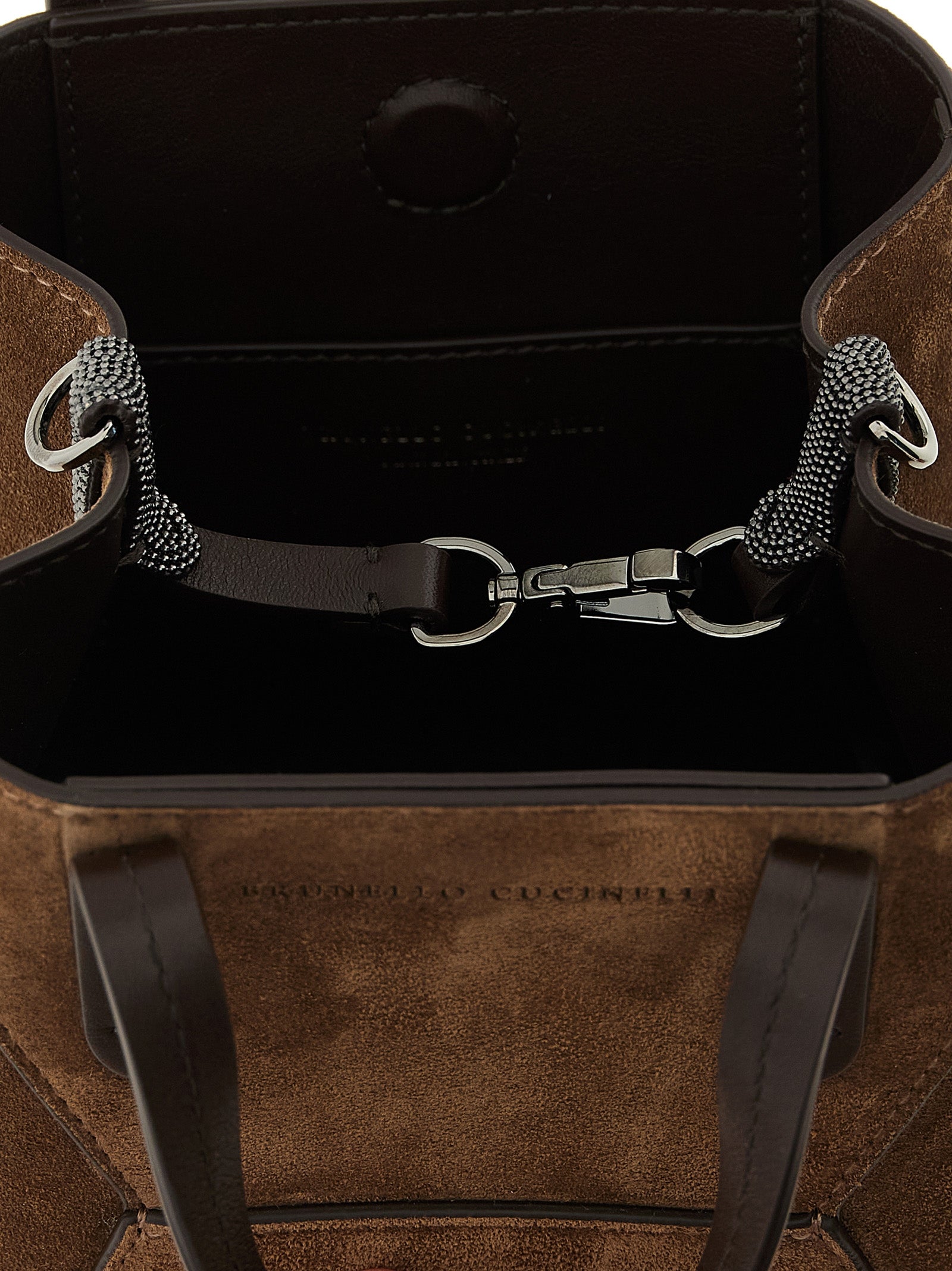 Brunello Cucinelli Braune Kalbsleder-Handtasche