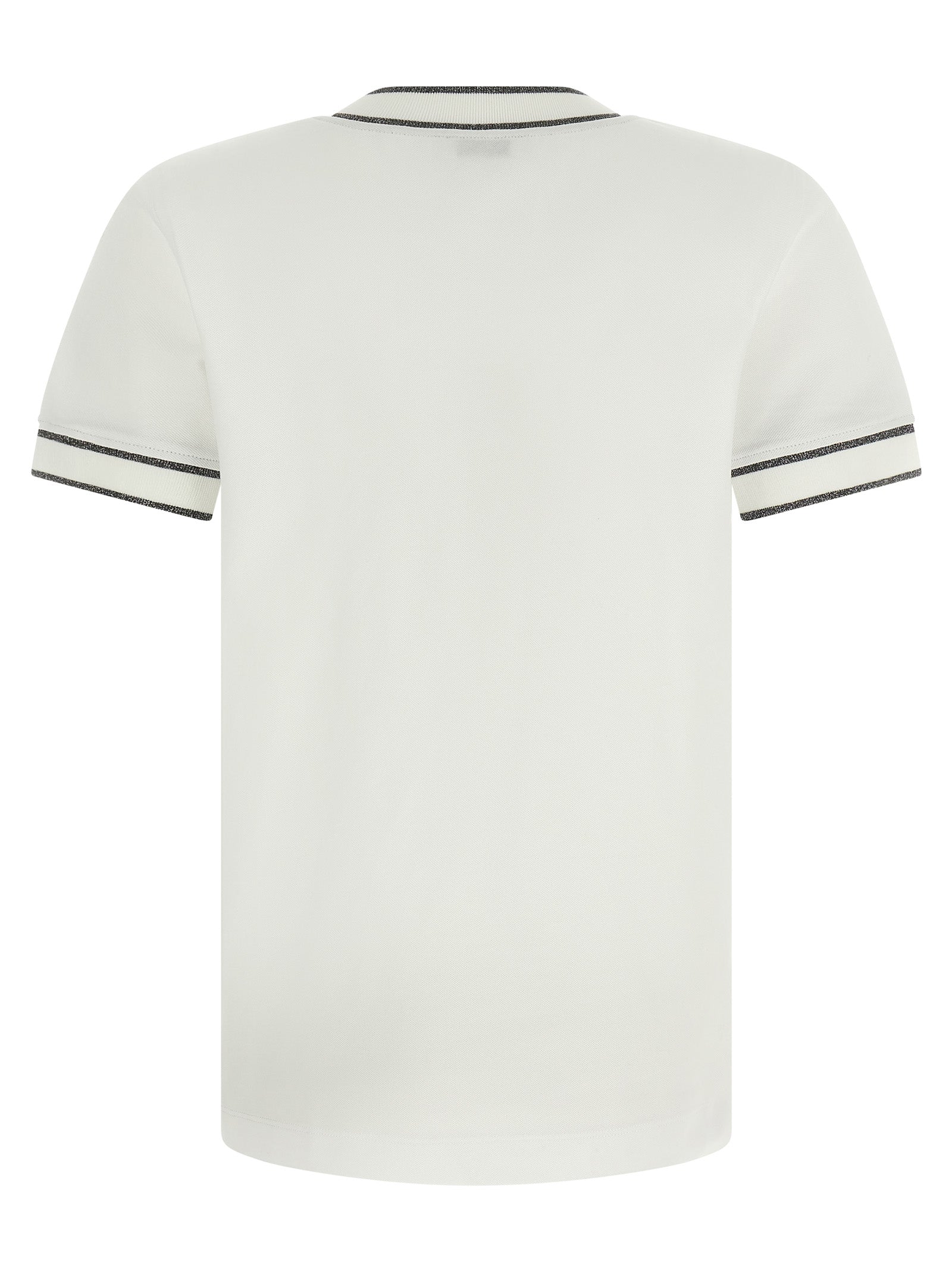 Brunello Cucinelli Weißes Baumwoll-T-Shirt