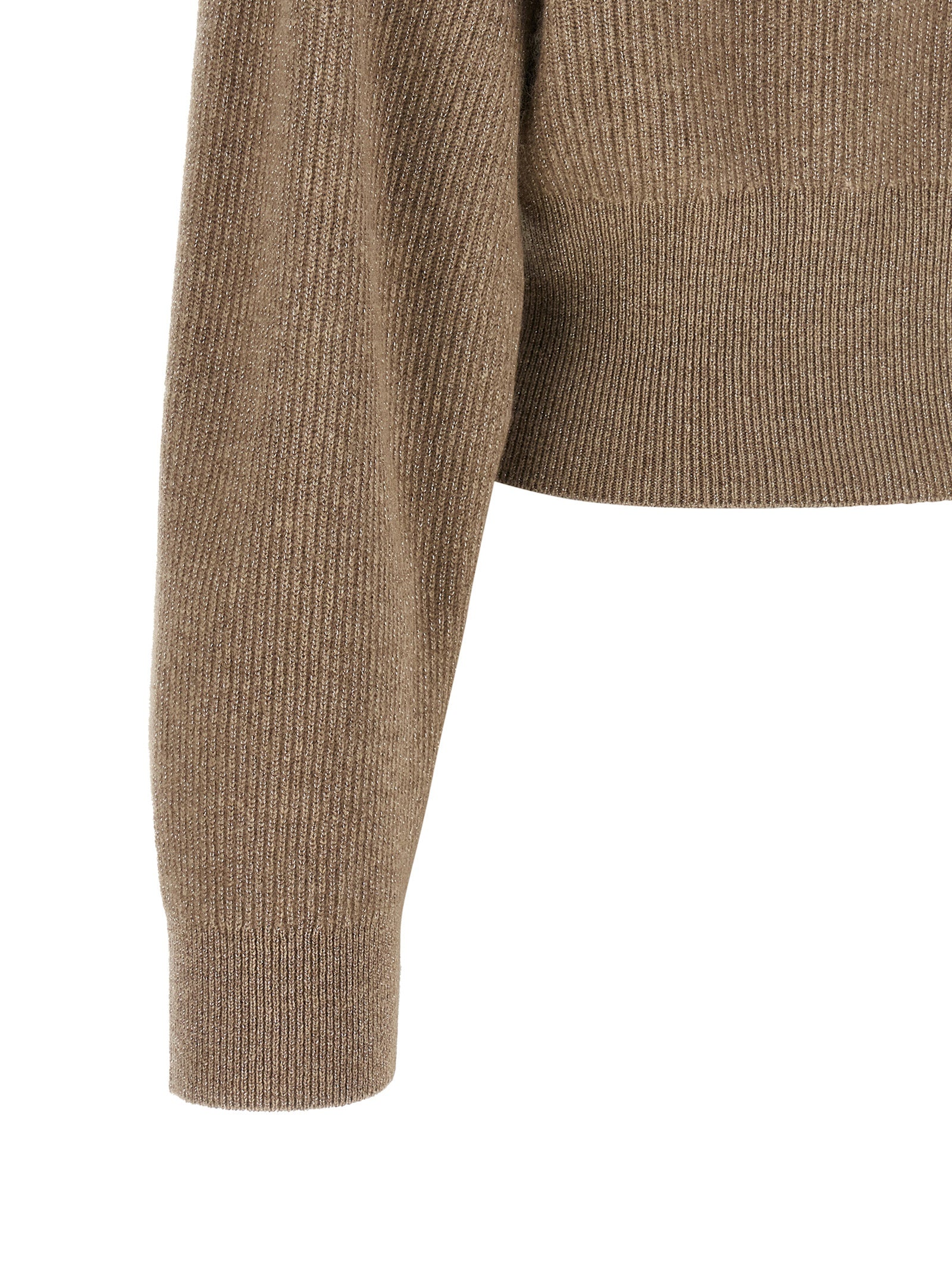 Brunello Cucinelli Brauner Kaschmir-Strickjacke