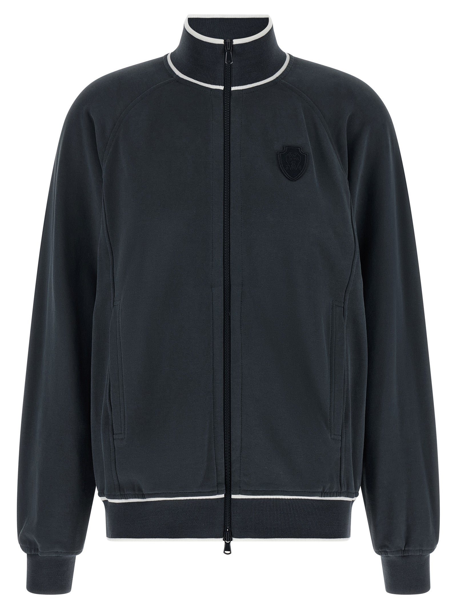 Brunello Cucinelli Blauer Baumwoll-Sweatshirt