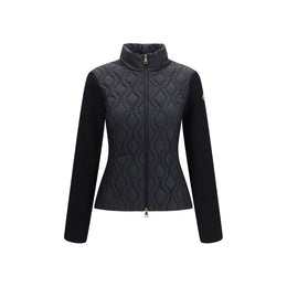 Moncler Schwarze Baumwoll-Shell-Jacke