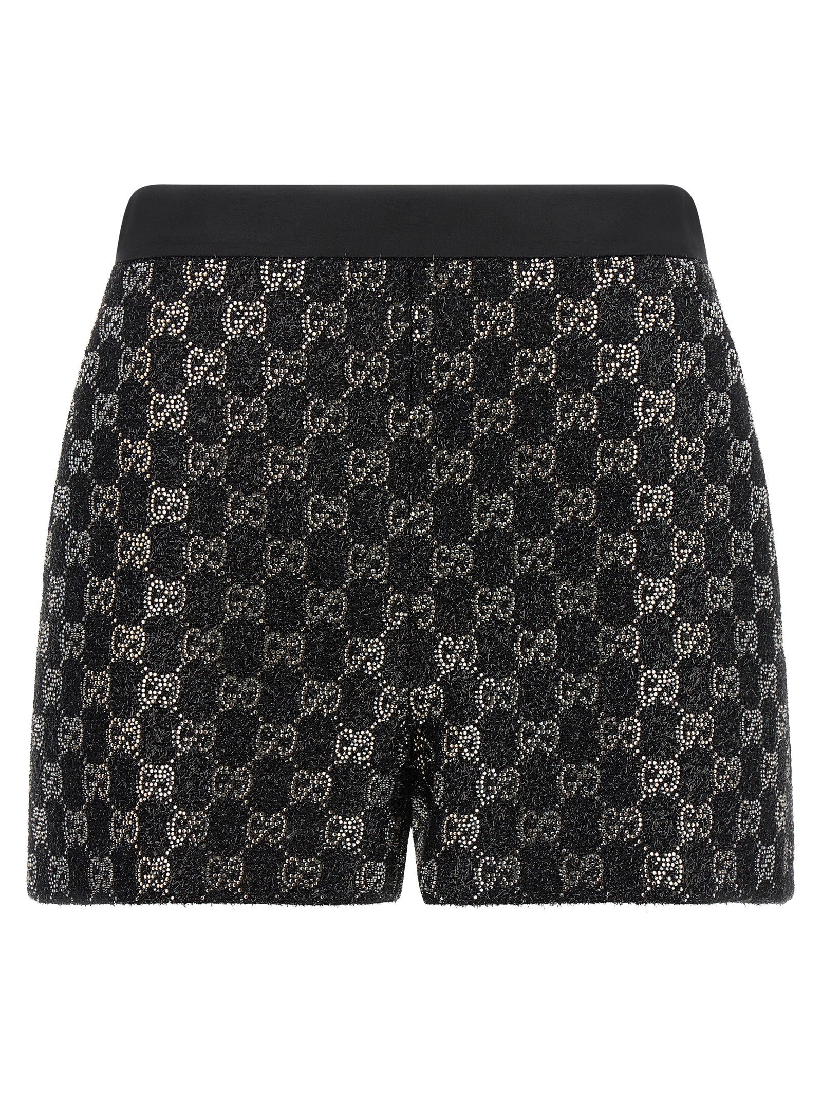 Gucci Schwarze Bermuda-Shorts aus Viskose