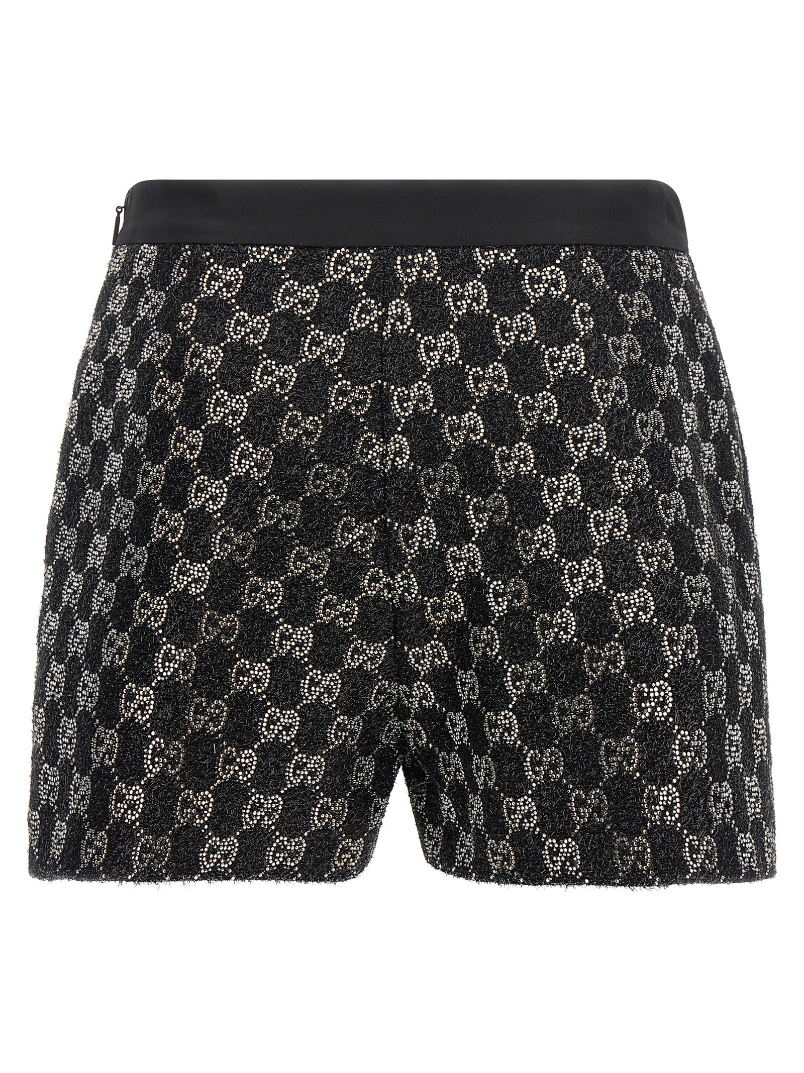 Gucci Schwarze Bermuda-Shorts aus Viskose