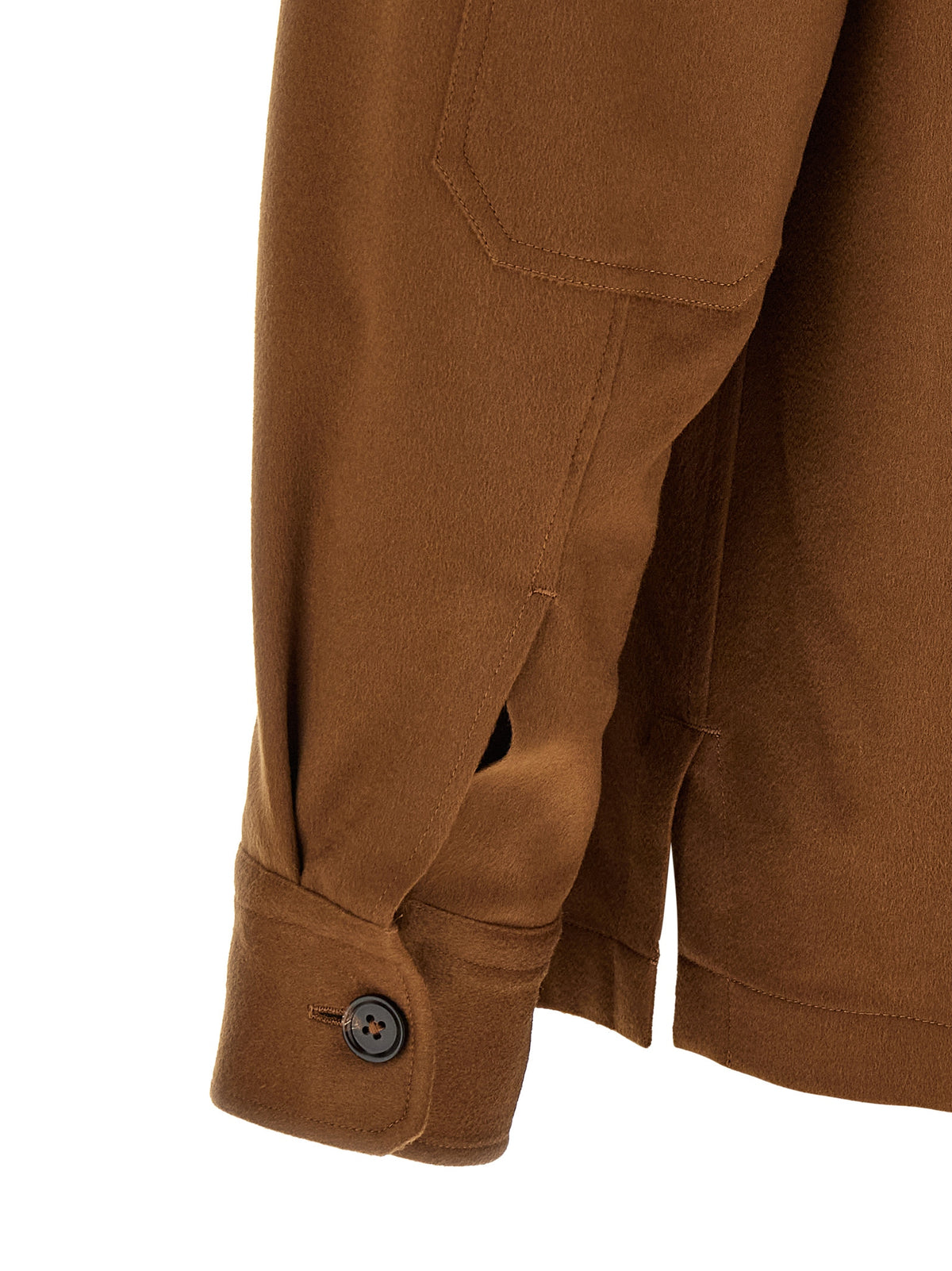 ZEGNA Braune Kaschmirbluse