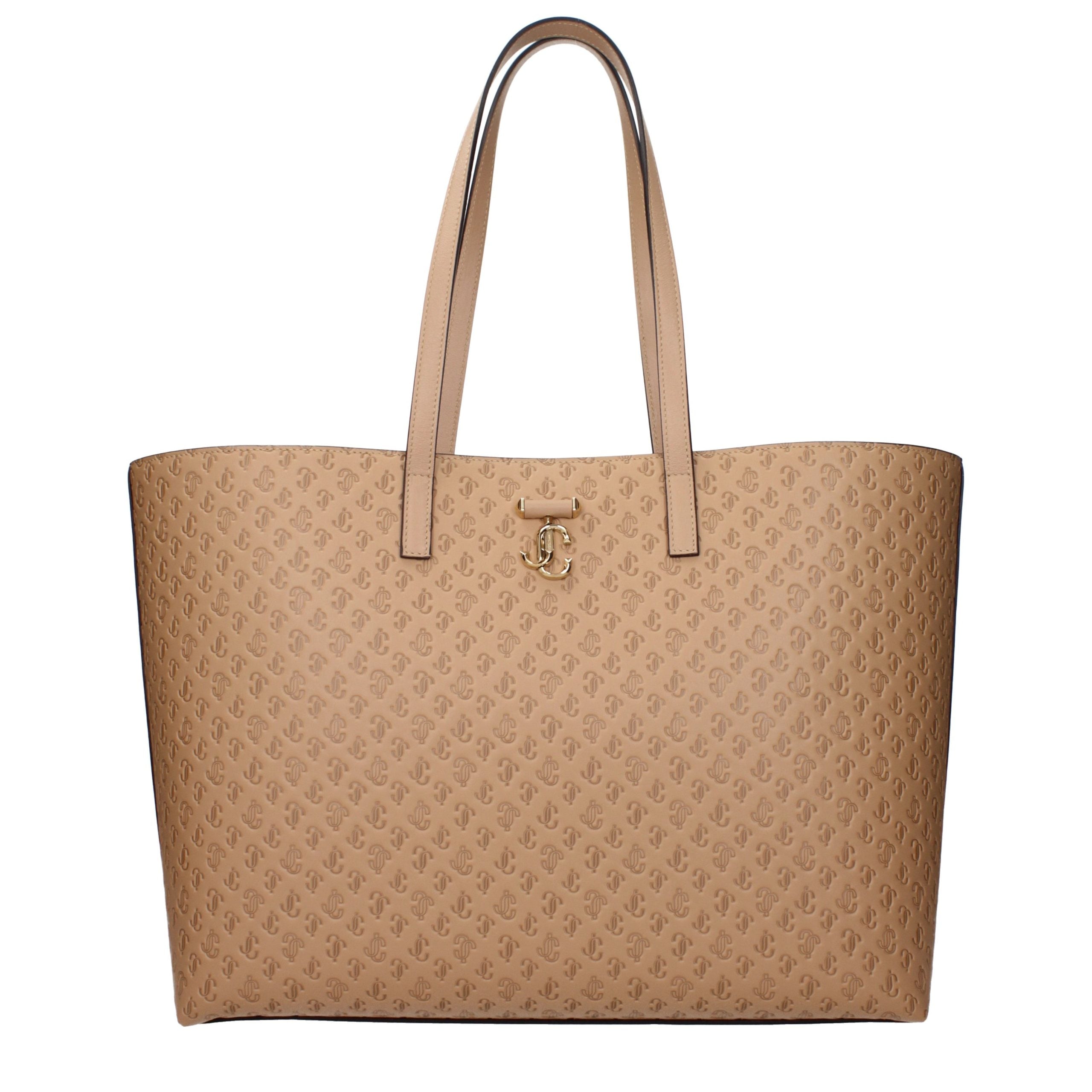 Jimmy Choo Braune Leder Schultertasche