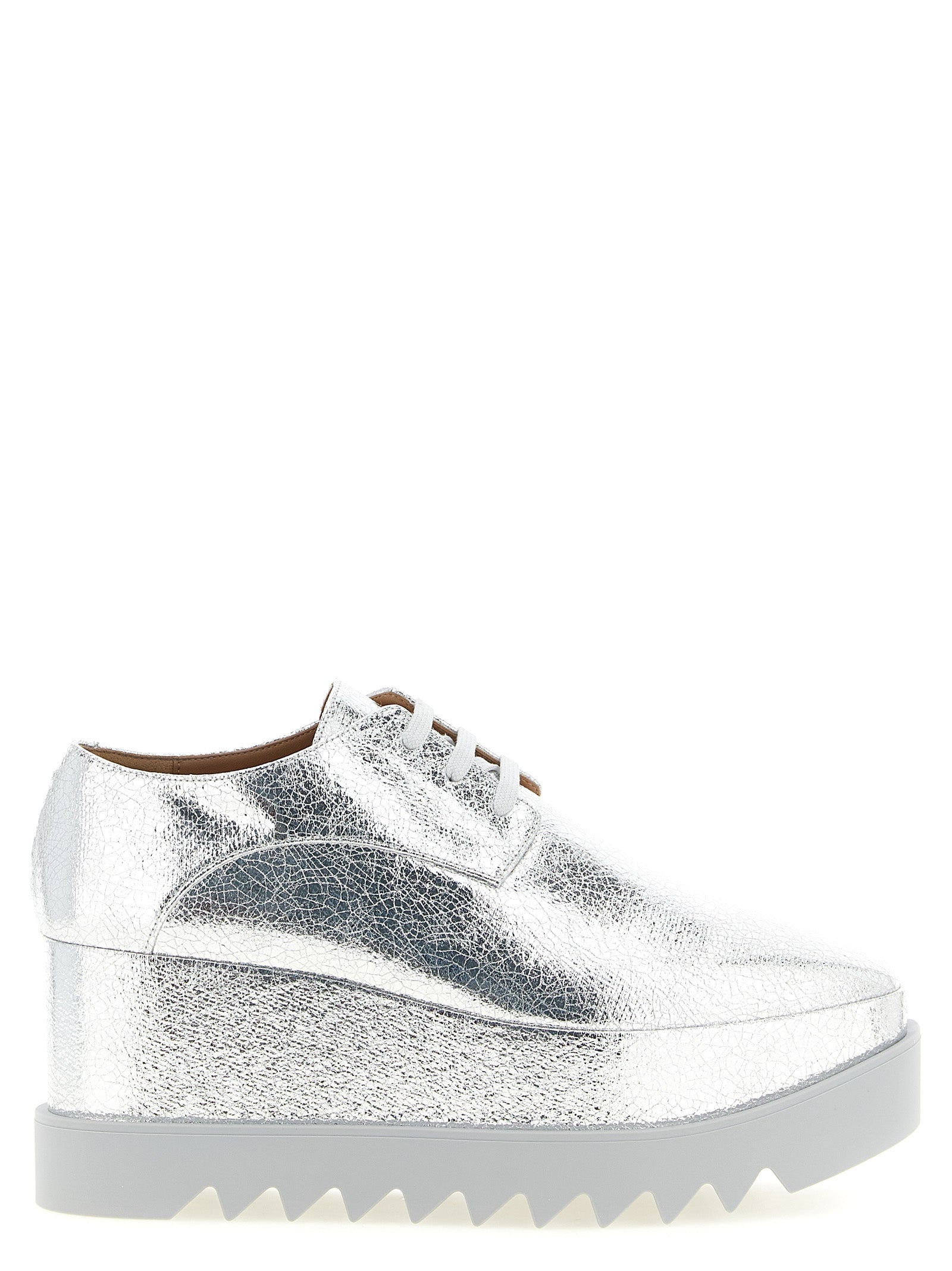 Stella McCartney Silberne EVA Flats