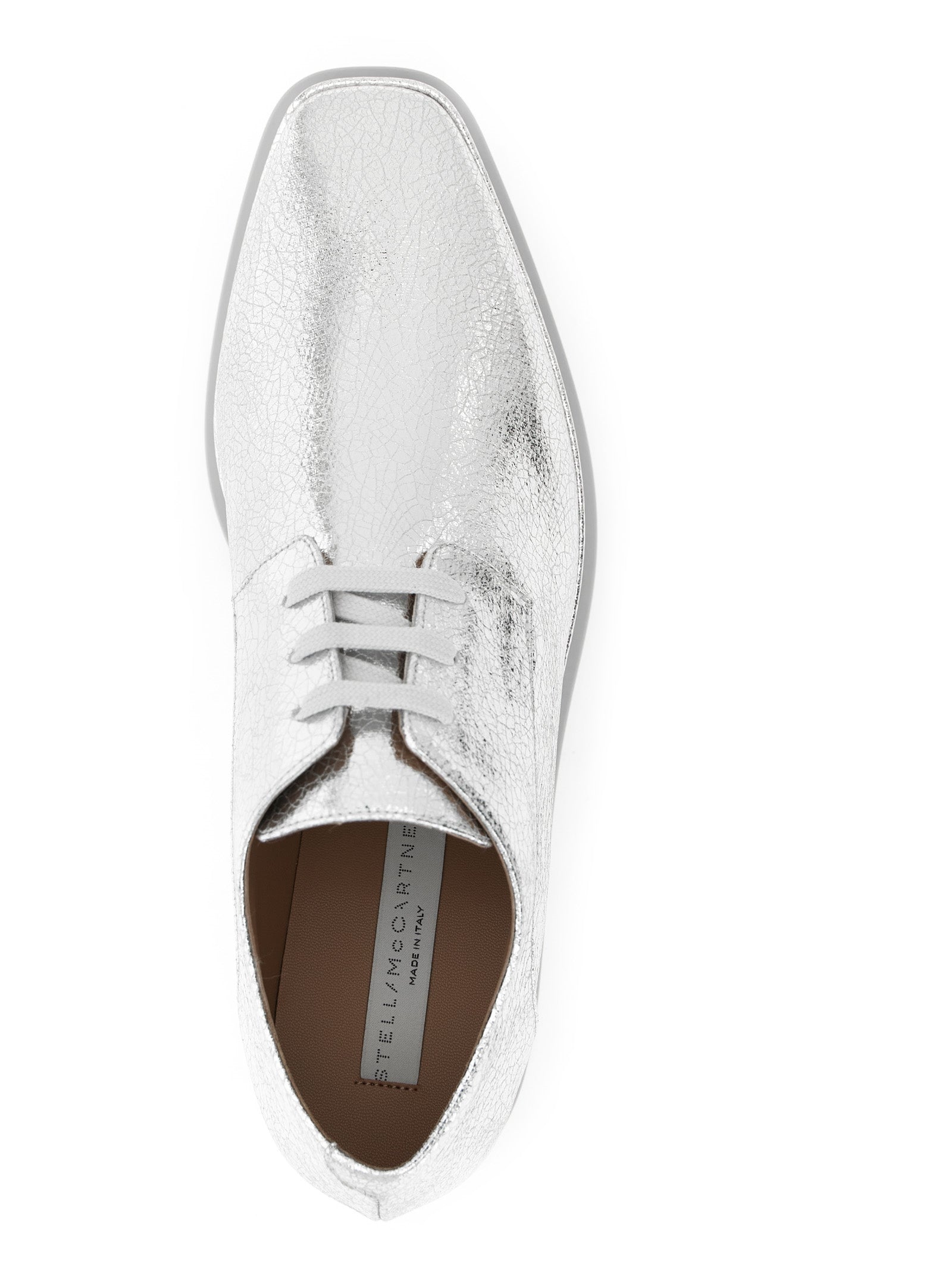 Stella McCartney Silberne EVA Flats