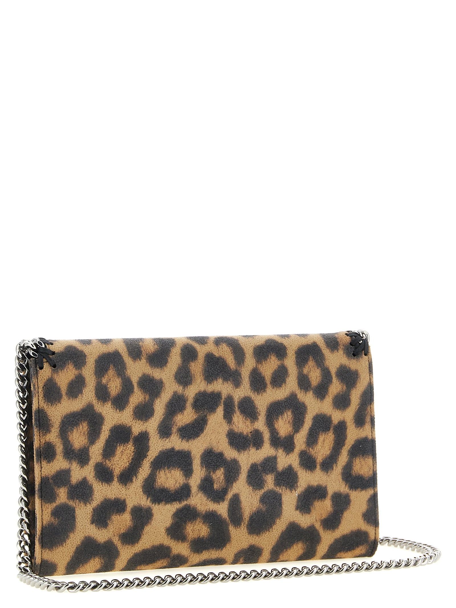 Stella McCartney Braune Clutch aus Polyester