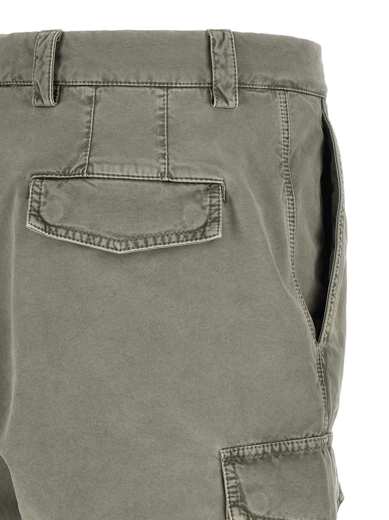 Brunello Cucinelli Zweifarbige Baumwoll-Cargohose
