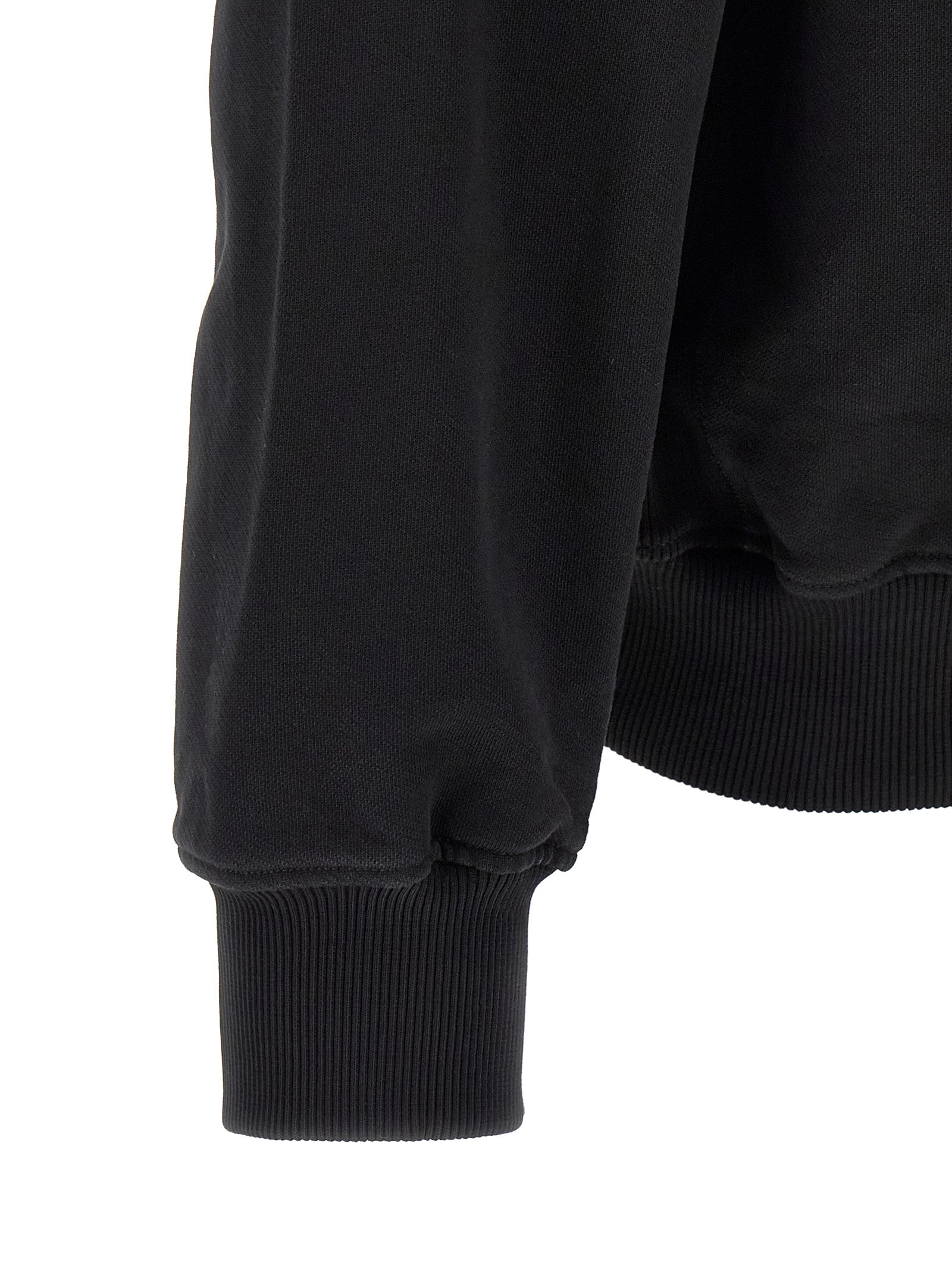 Casablanca Schwarzer Bio-Baumwoll-Sweater