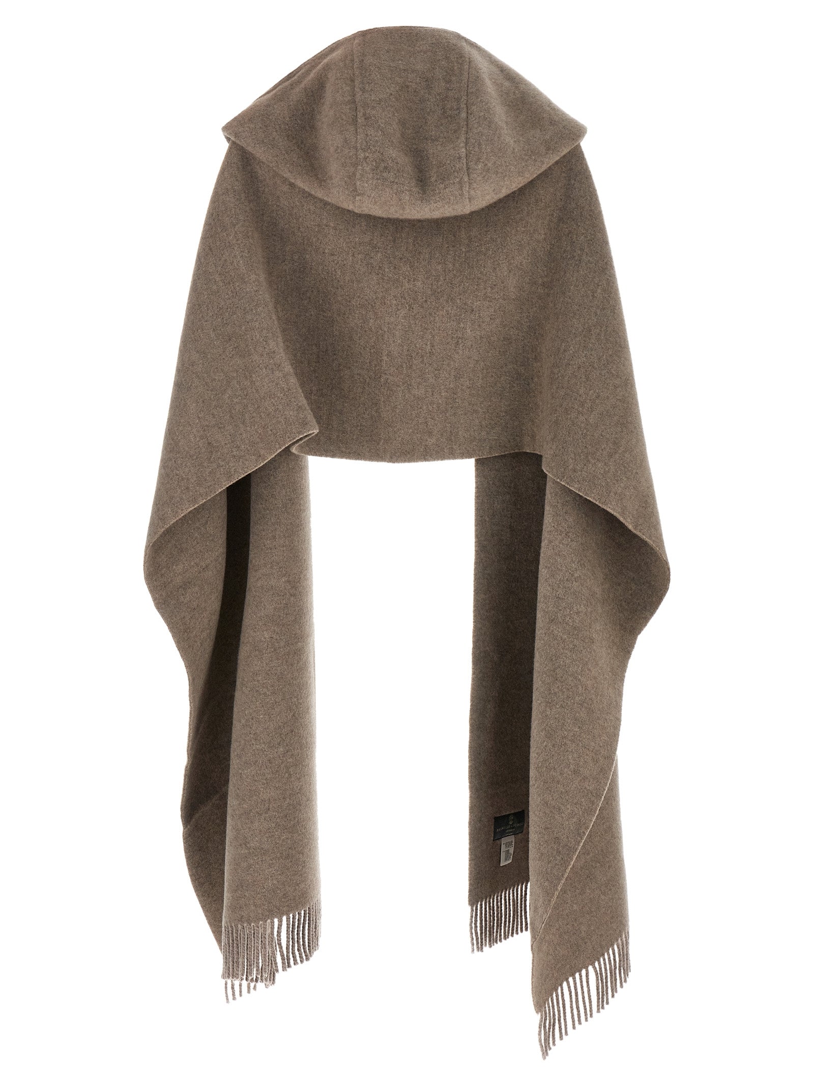 Brunello Cucinelli Brauner Wollschal