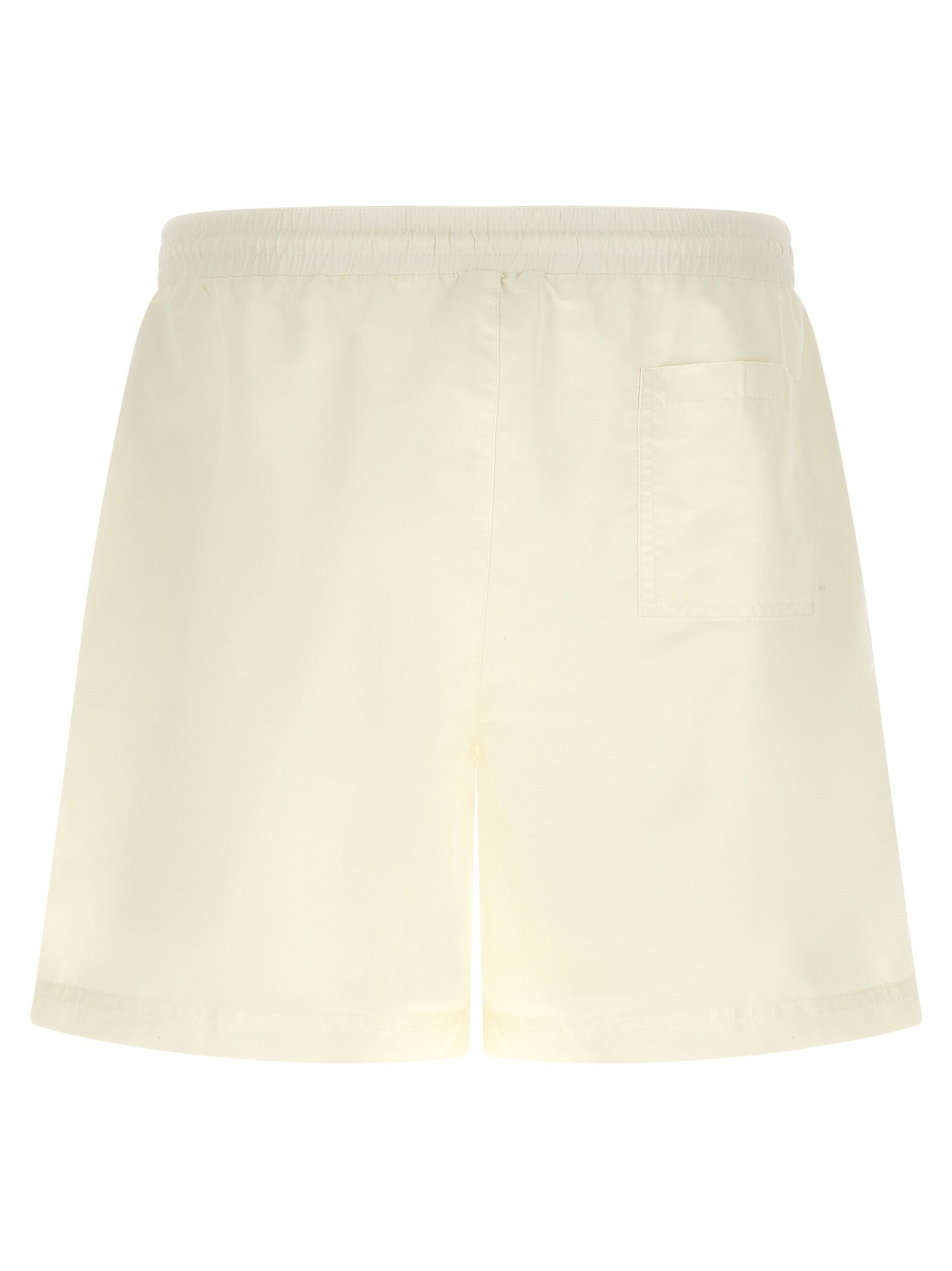 Brunello Cucinelli Elegante weiße Polyester-Badeshorts
