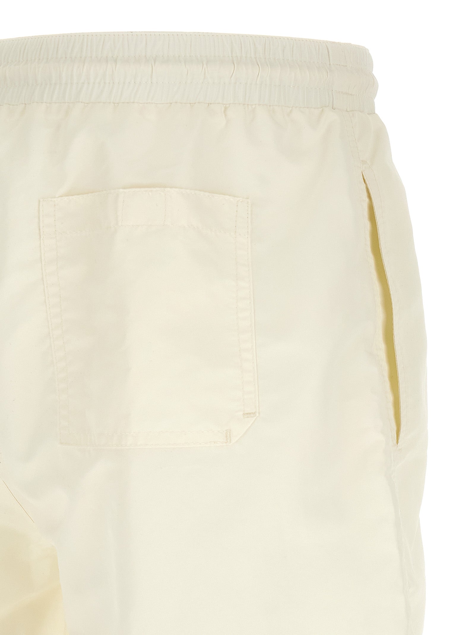 Brunello Cucinelli Elegante weiße Polyester-Badeshorts
