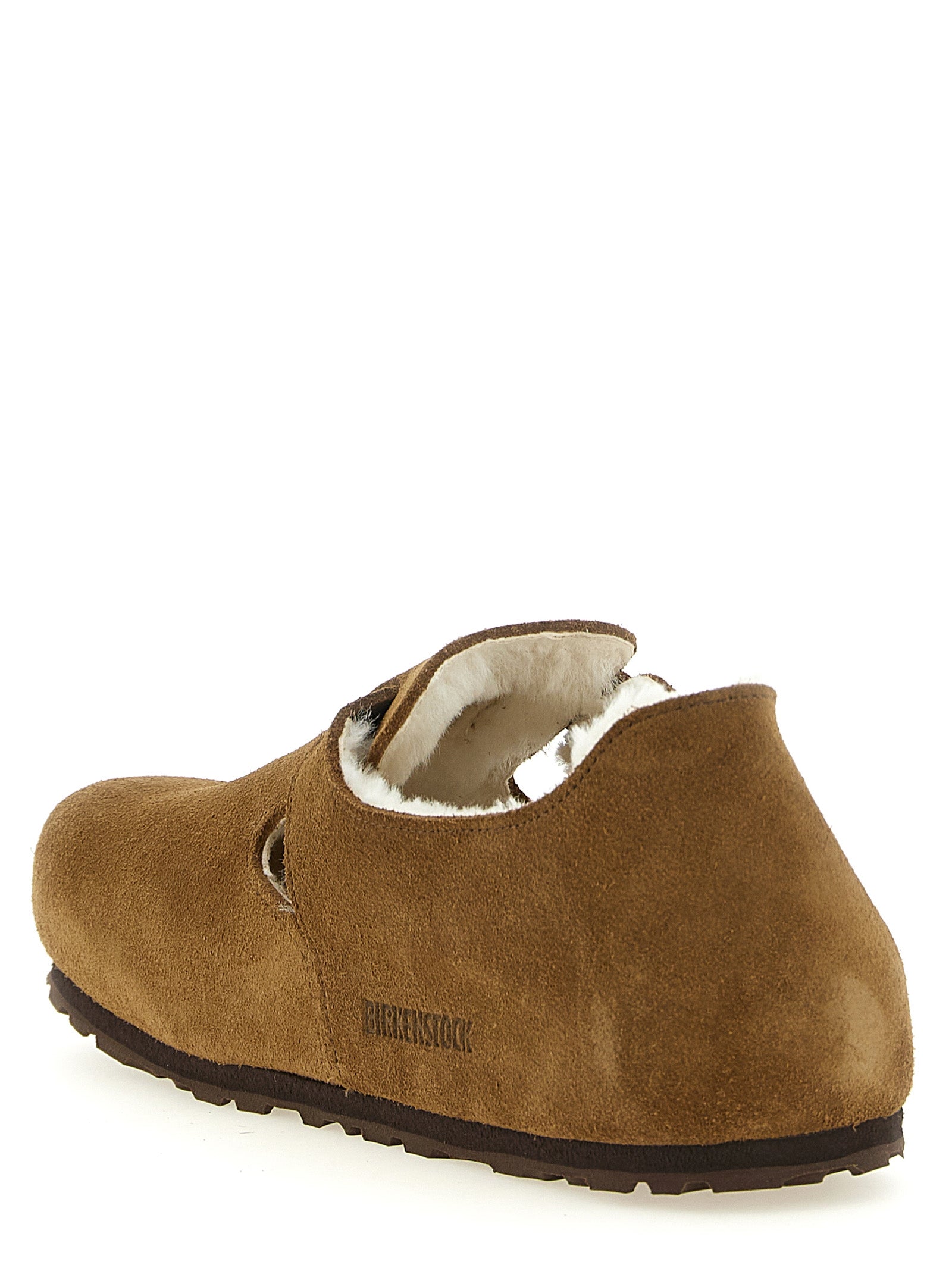 Birkenstock Braune Wildleder-Clogs