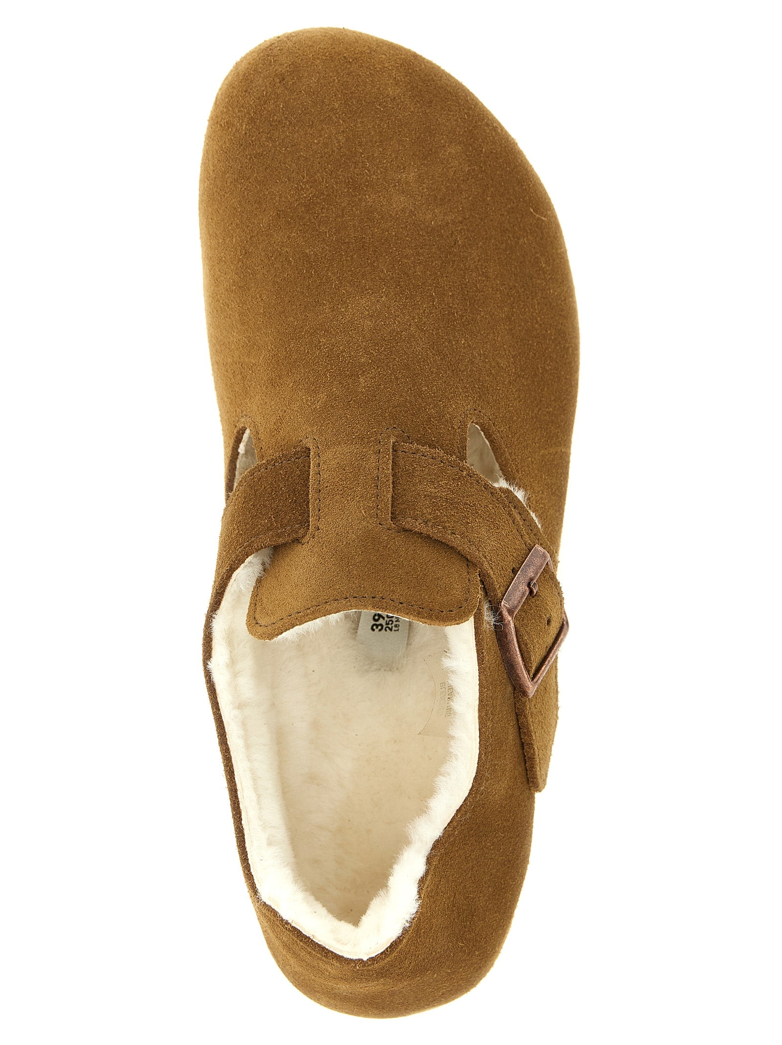 Birkenstock Braune Wildleder-Clogs