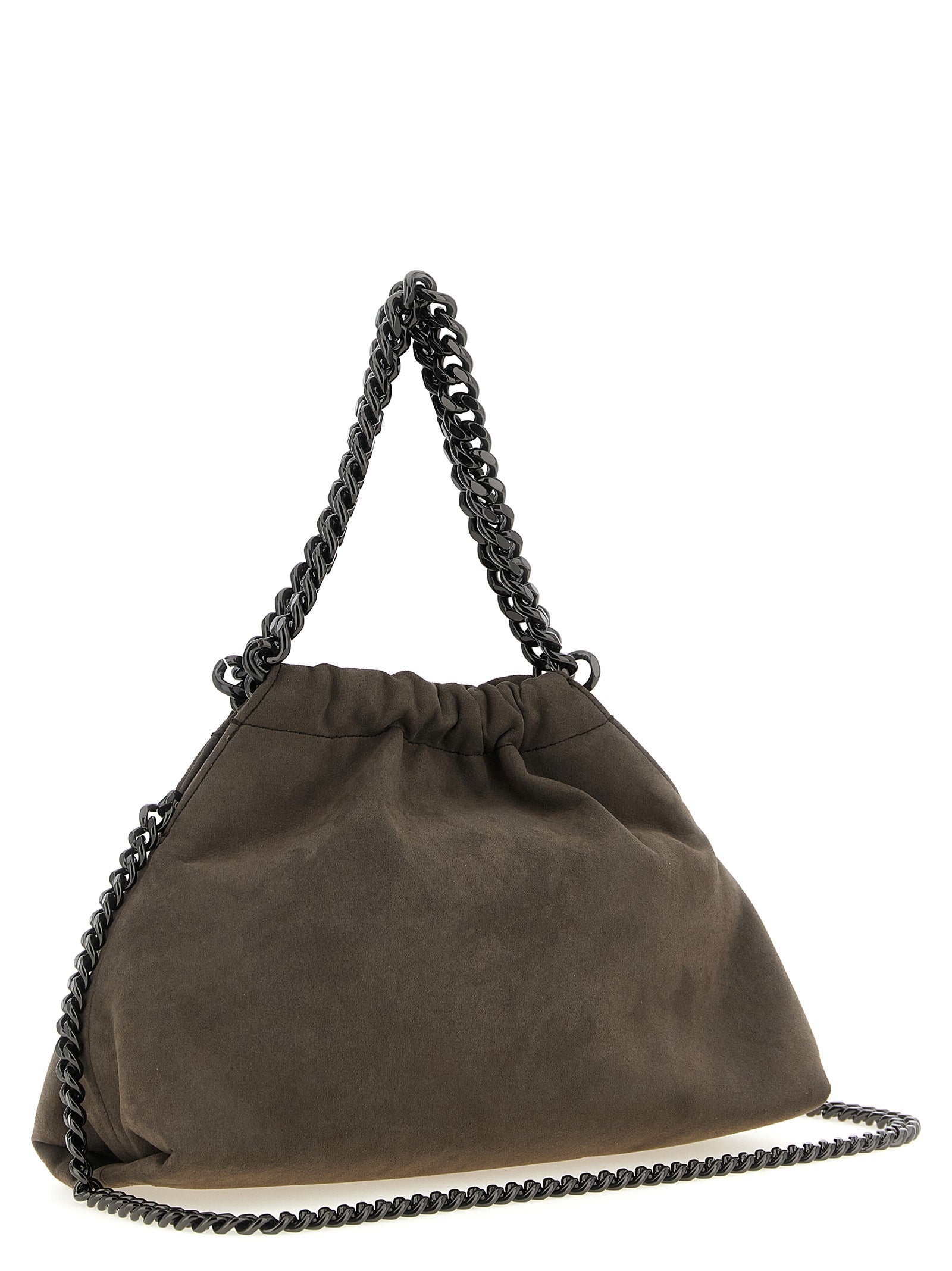 Stella McCartney Graue Crossbody-Tasche aus Polyamid