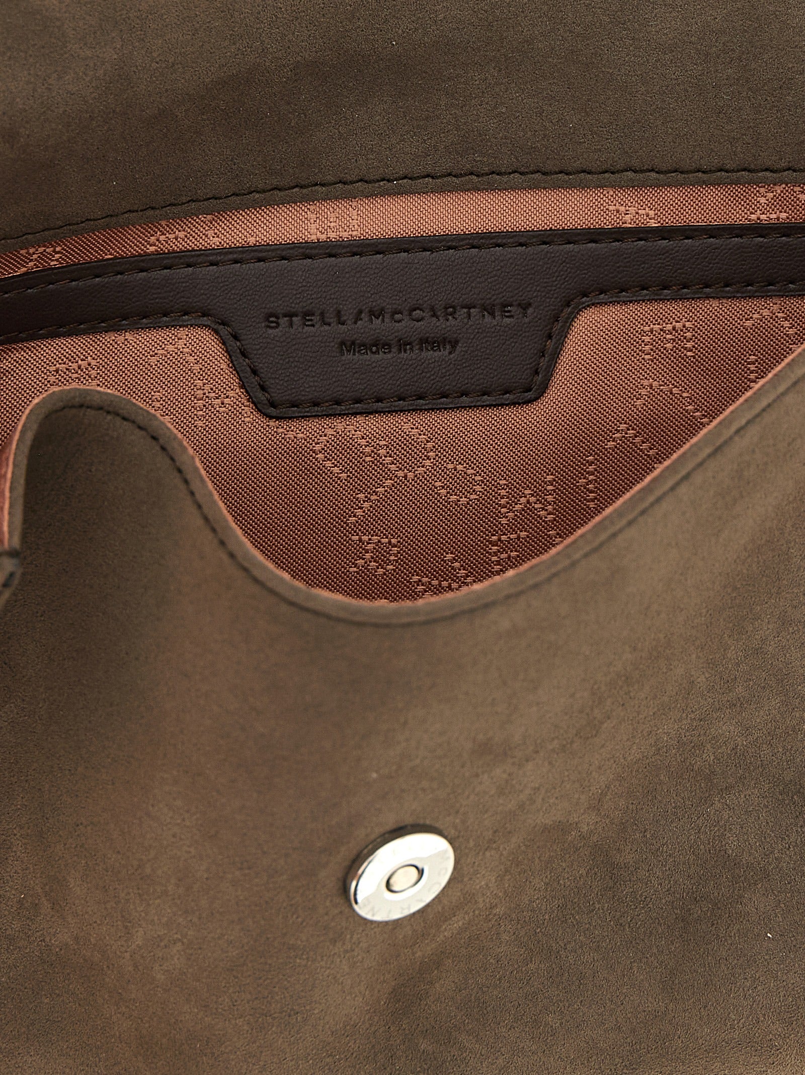 Stella McCartney Graue Crossbody-Tasche aus Polyamid
