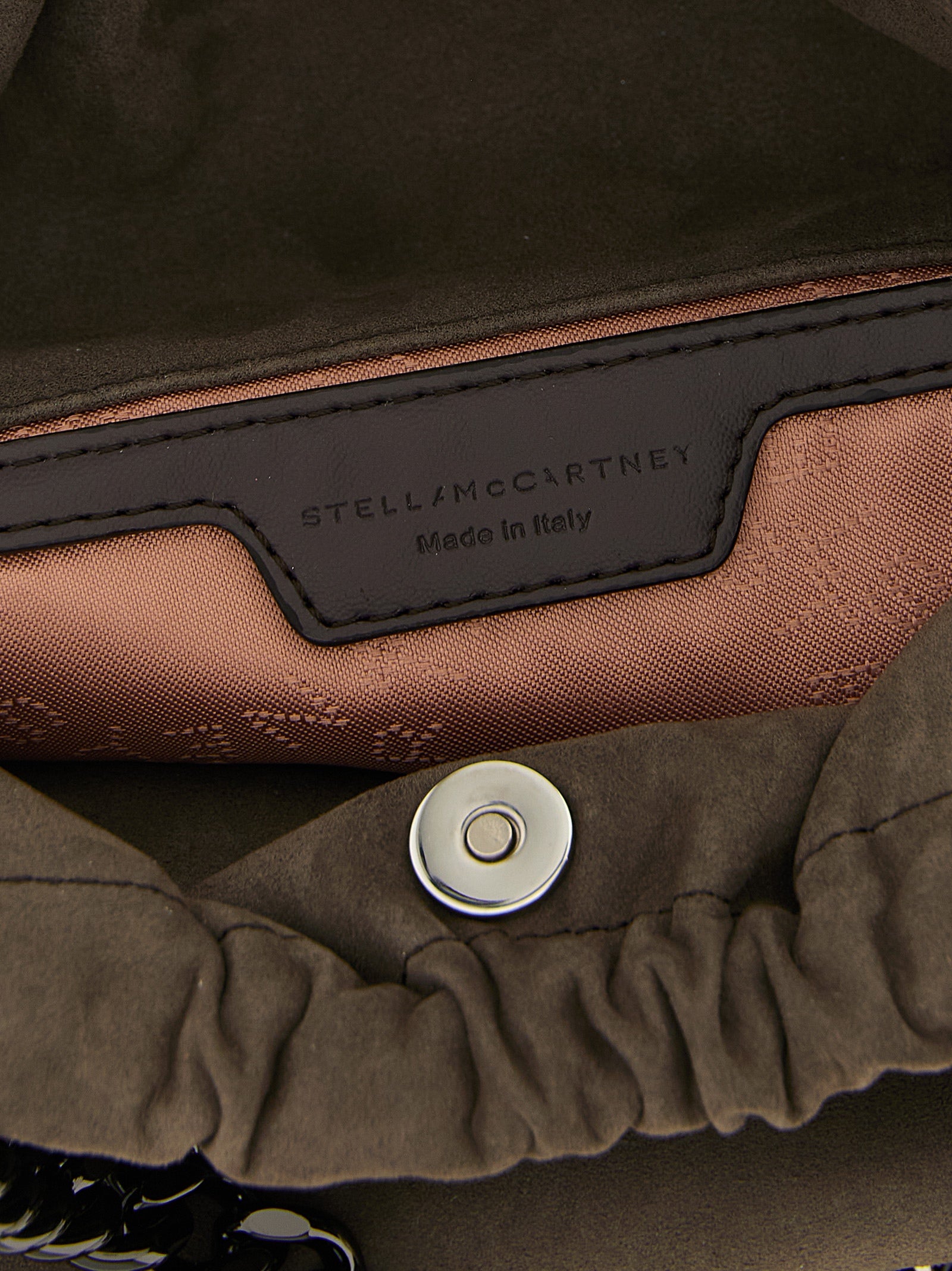 Stella McCartney Graue Crossbody-Tasche aus Polyamid