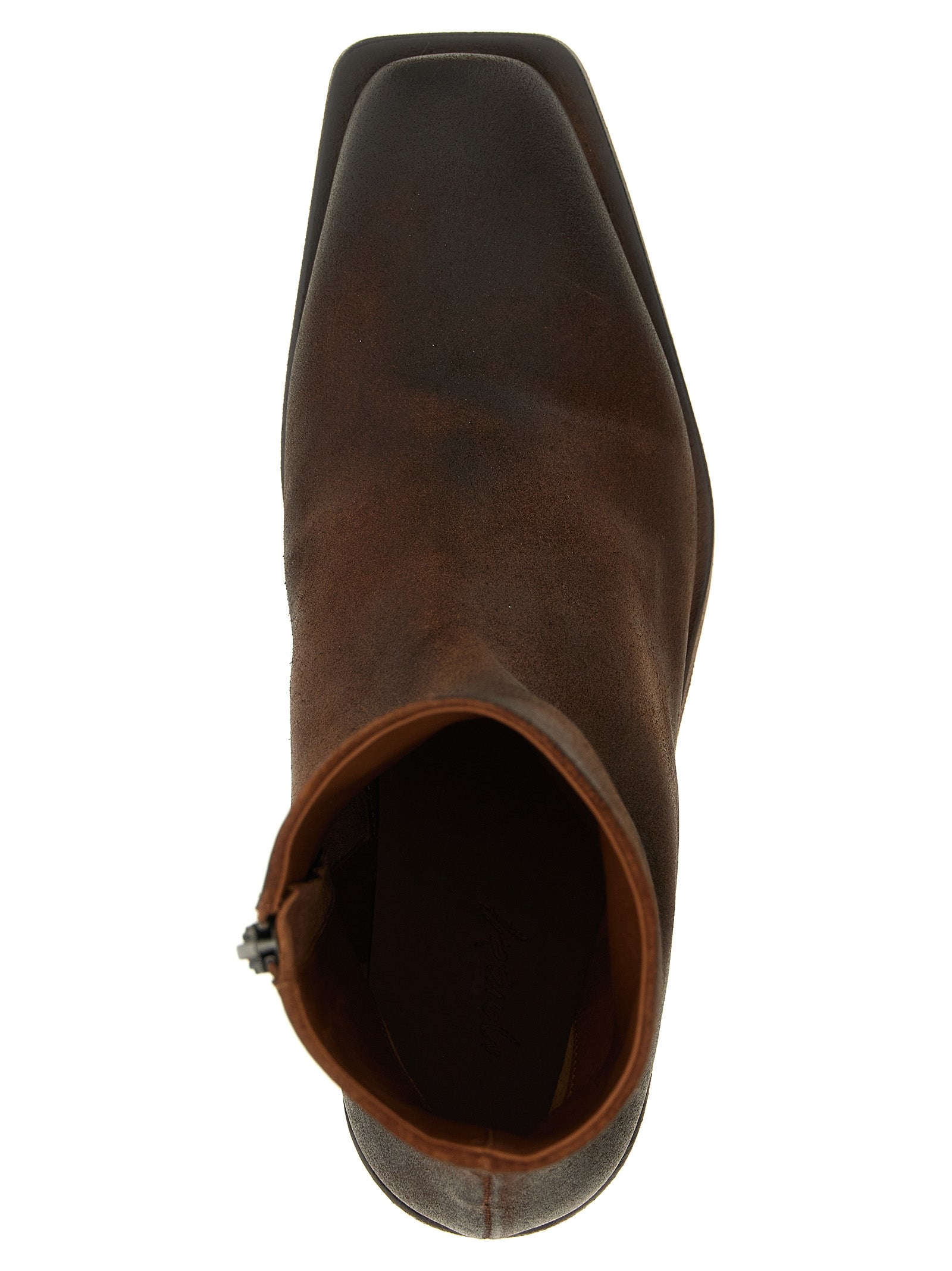 Marsell Ankle Boots aus braunem Kalbsleder