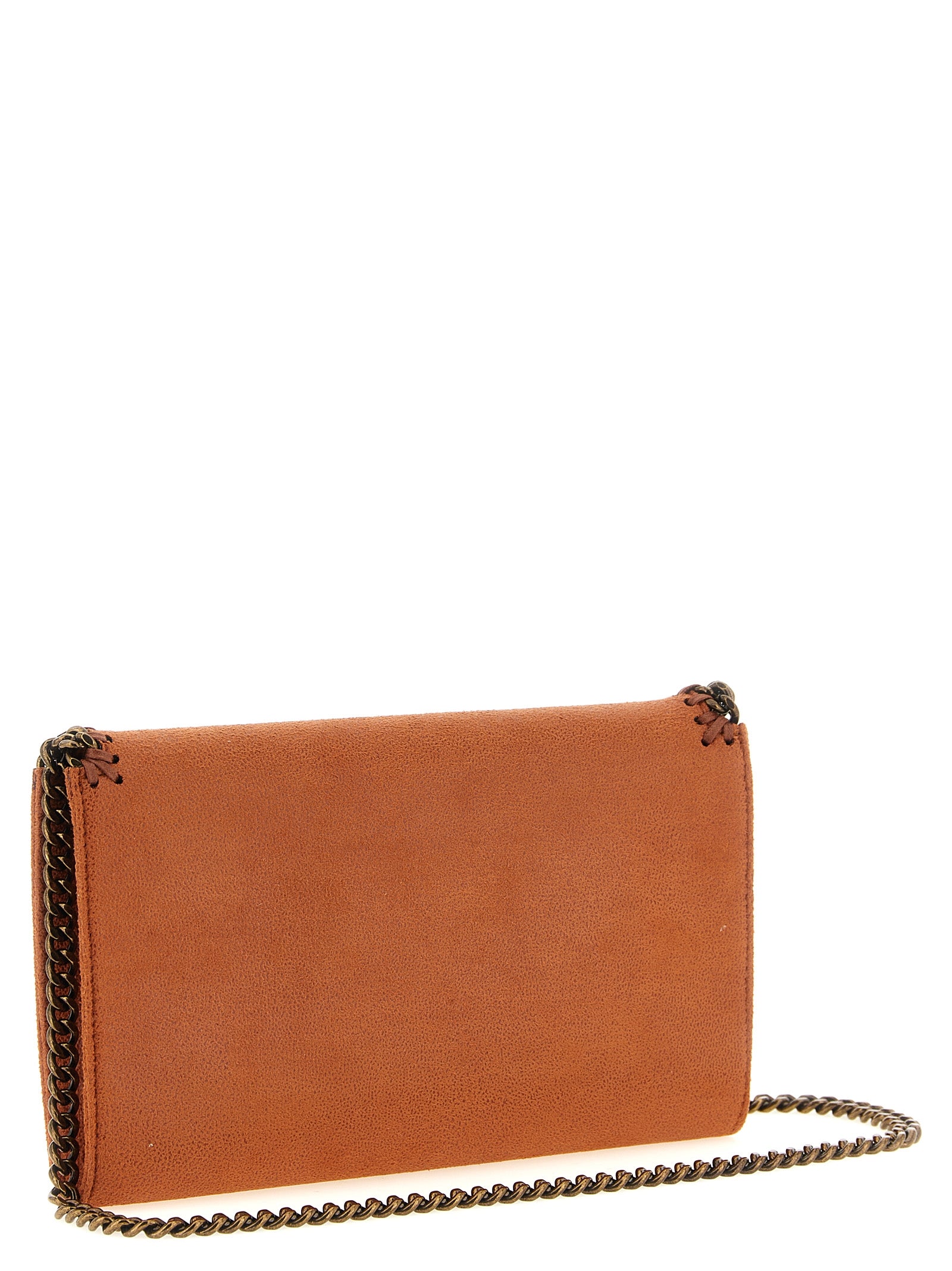 Stella McCartney Orangefarbene Crossbody Bag aus Polyester
