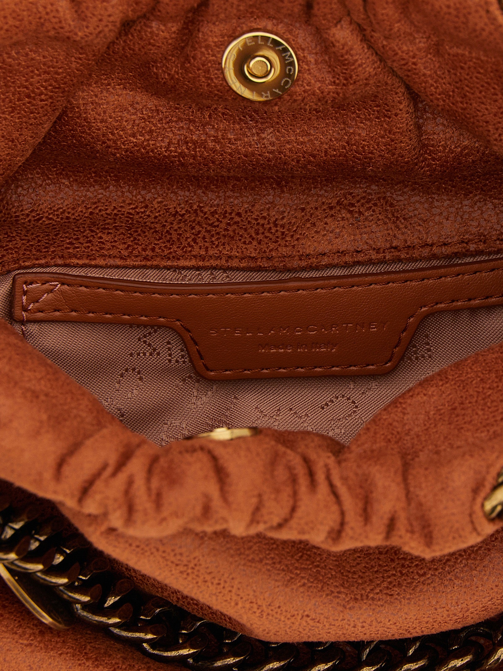 Stella McCartney Orange Schultertasche aus Polyester