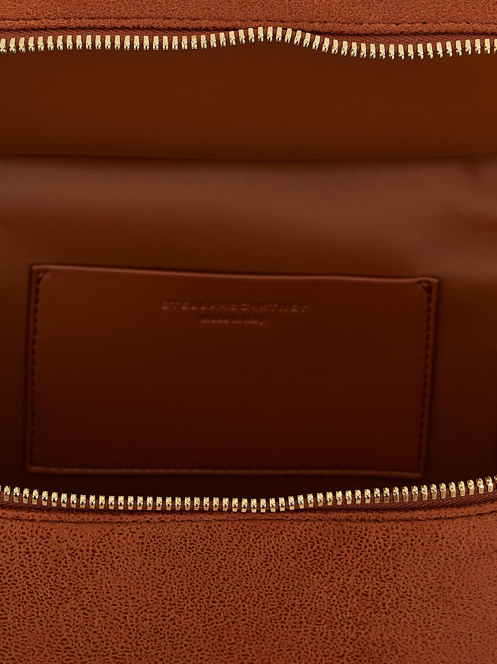 Stella McCartney Orangefarbene Crossbody-Tasche aus Polyester