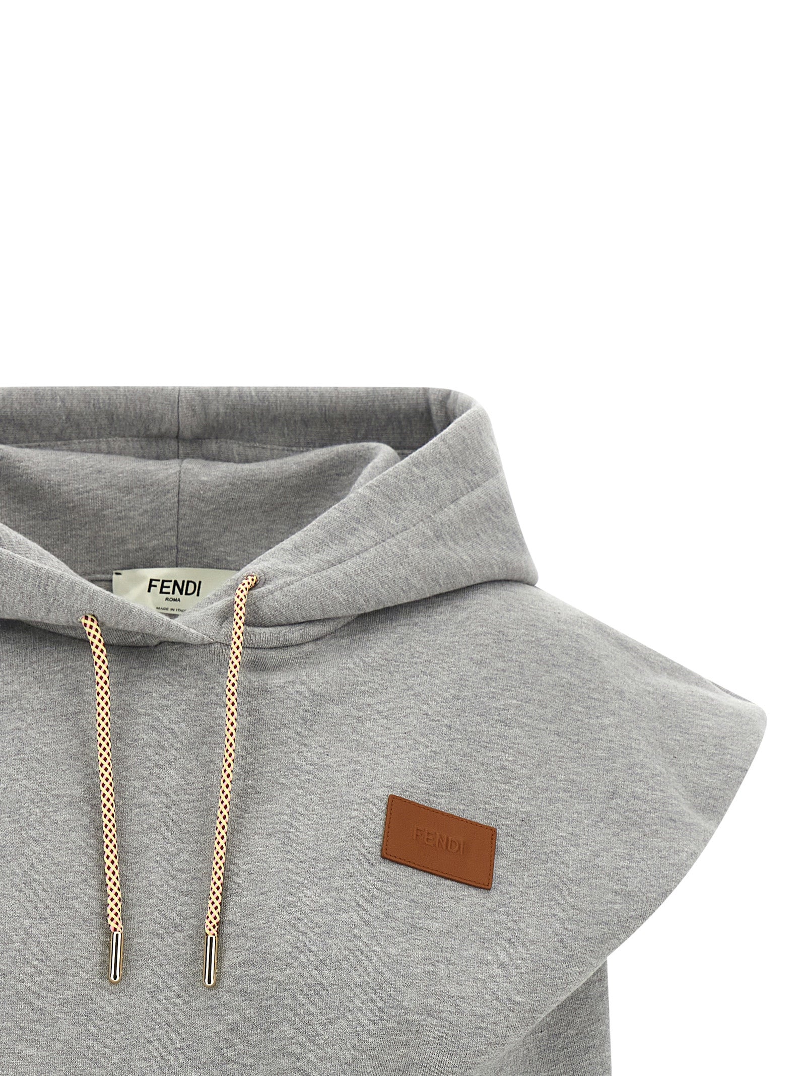 Fendi Grauer Baumwollpullover