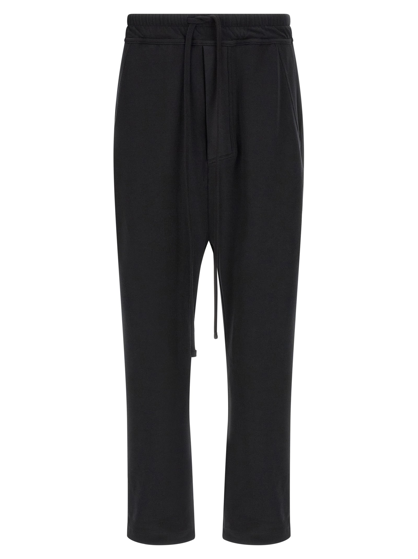 Thom Krom Schwarze Baumwoll-Freizeithose