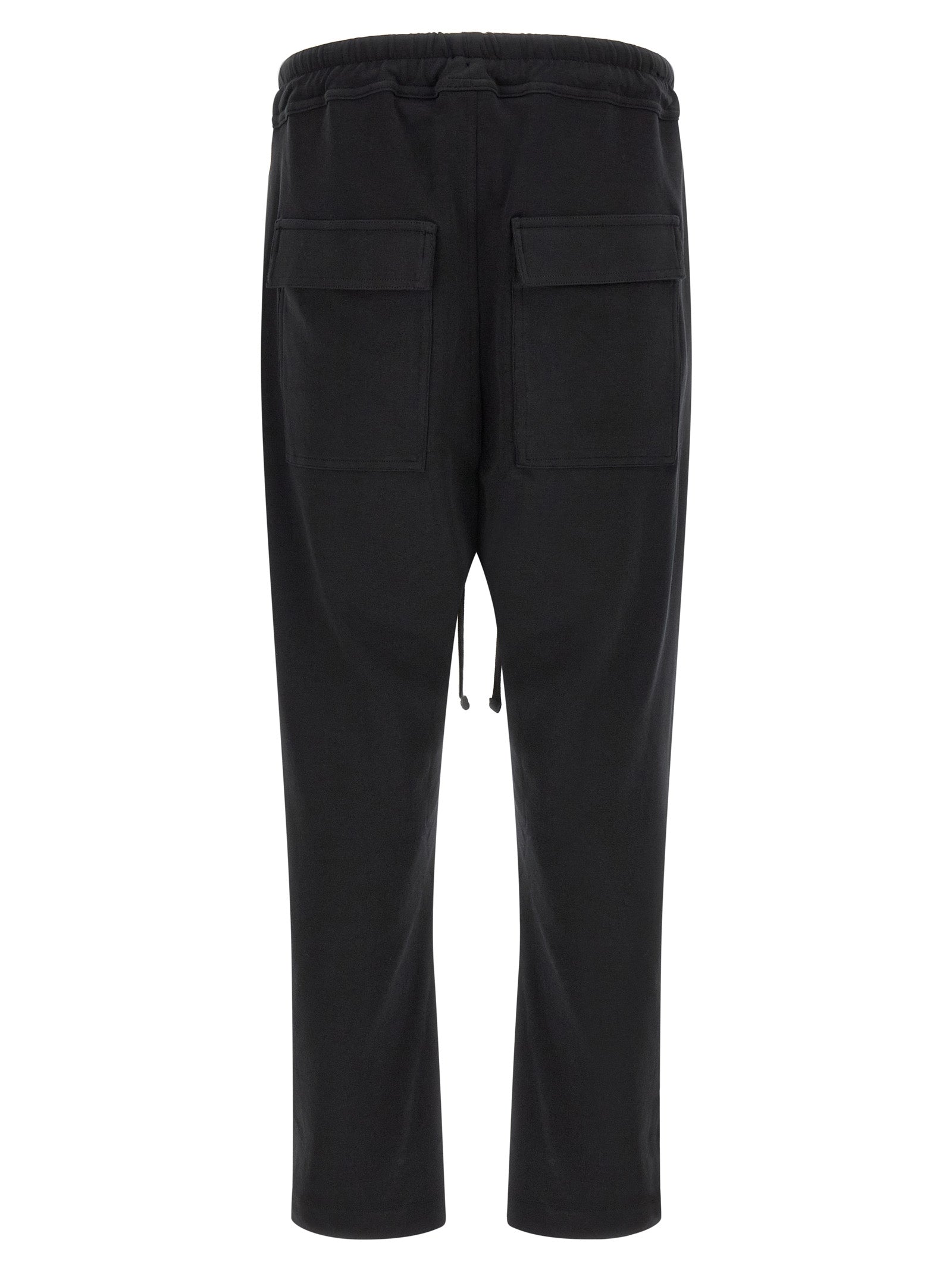 Thom Krom Schwarze Baumwoll-Freizeithose