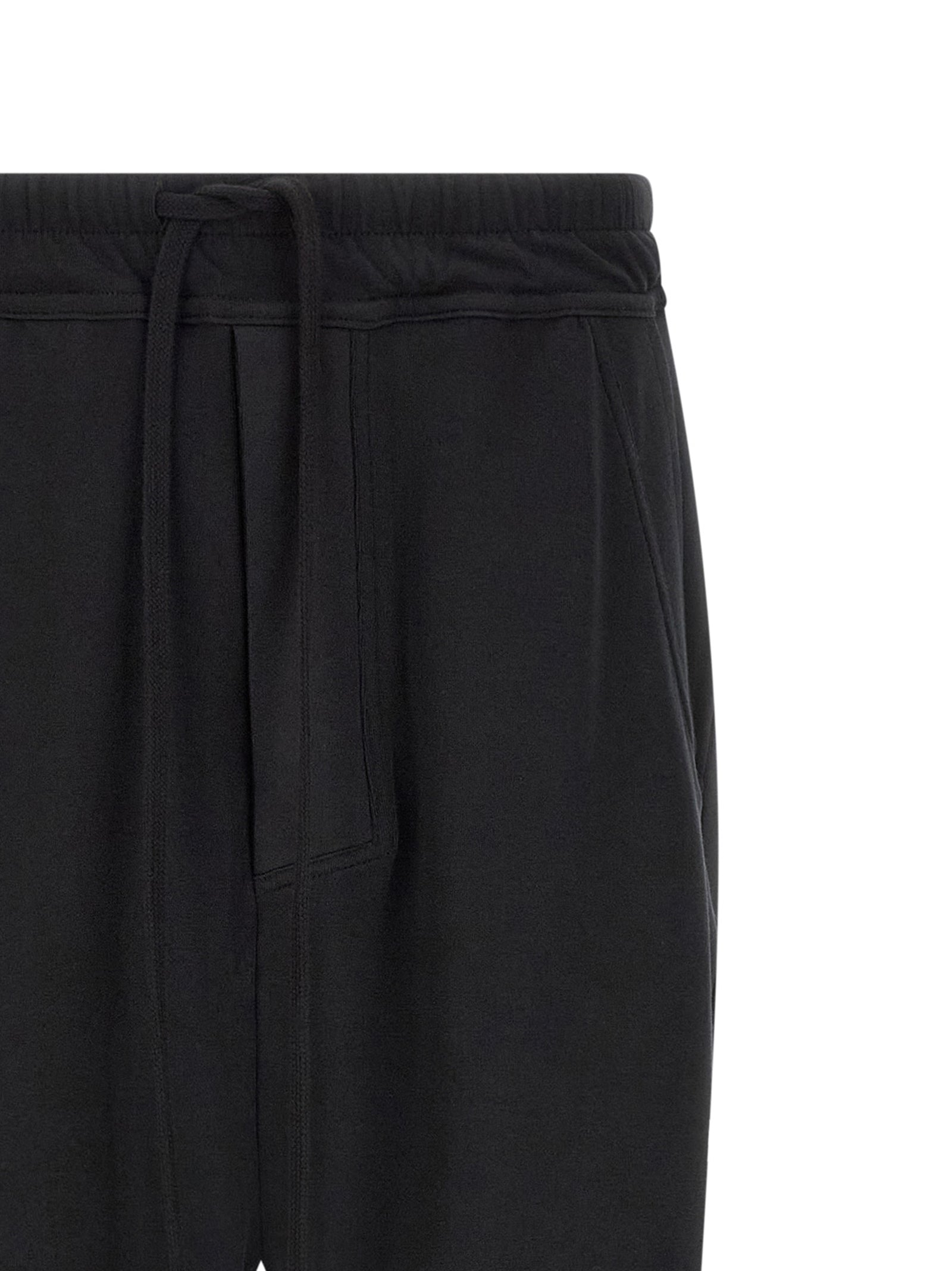 Thom Krom Schwarze Baumwoll-Freizeithose