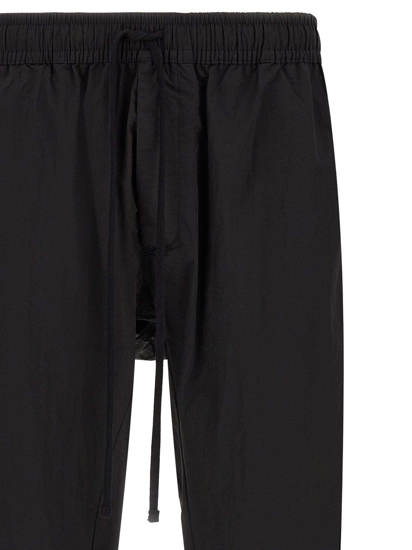 Thom Krom Schwarze Polyamid-Freizeithose