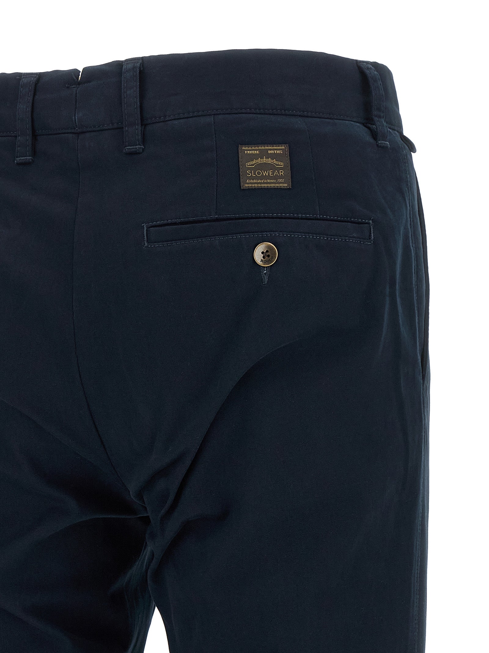 Incotex Blaue Baumwoll-Freizeithose