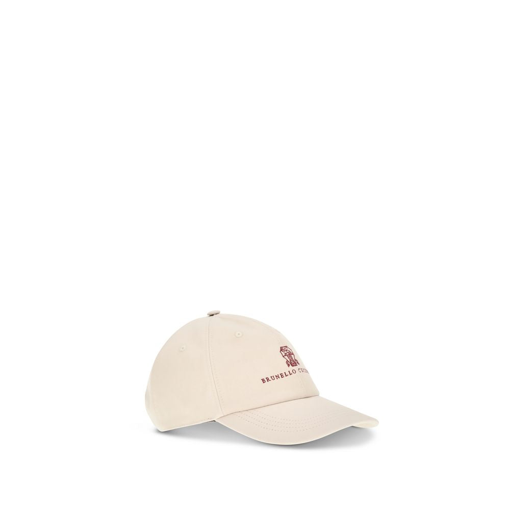 Brunello Cucinelli Beige Baumwollkappe (Baseball Cap)
