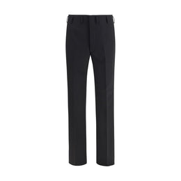 Prada Schwarze Wollhose Oves Aries