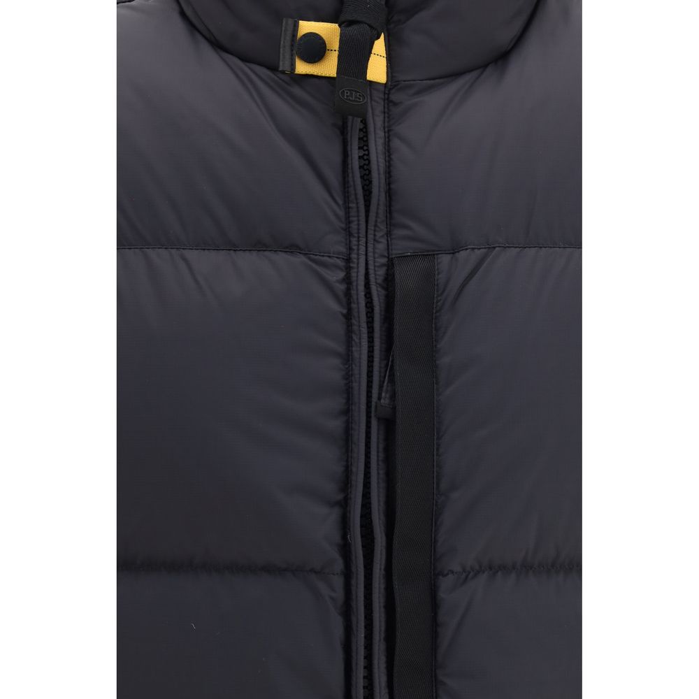 Parajumpers Schwarze ärmellose Jacke aus Polyamid