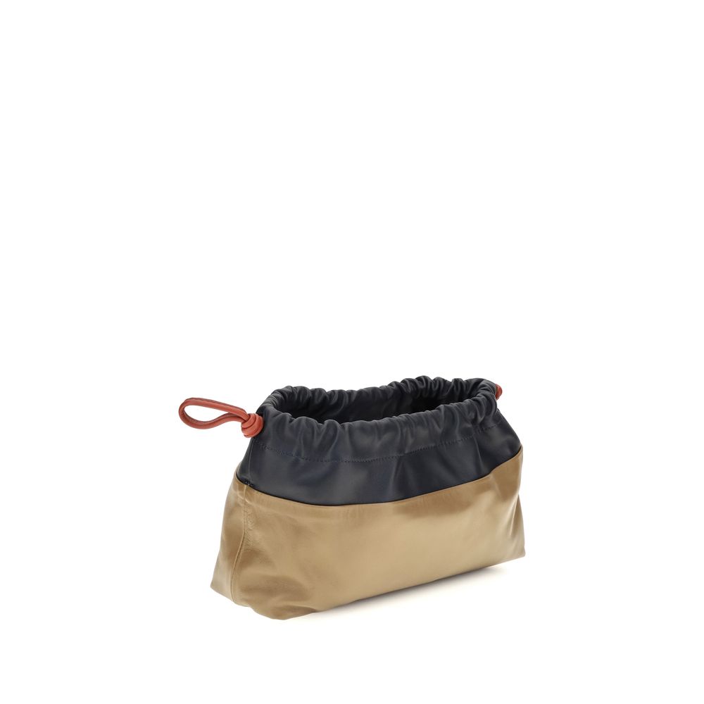 Pierre Hardy Beige Kalbsleder Bos Taurus Schultertasche