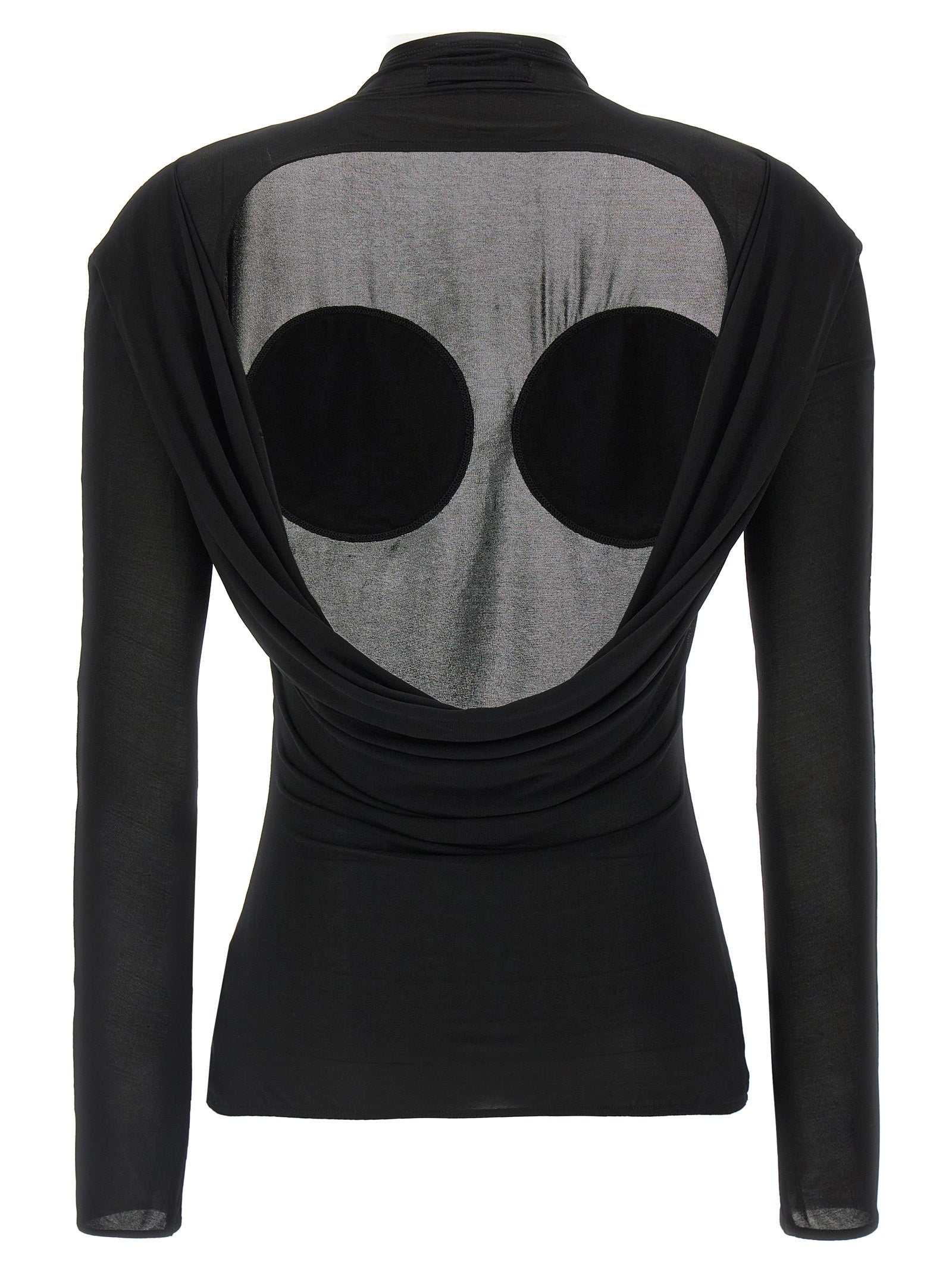 Jean Paul Gaultier Schwarzer Cardigan aus Viskose
