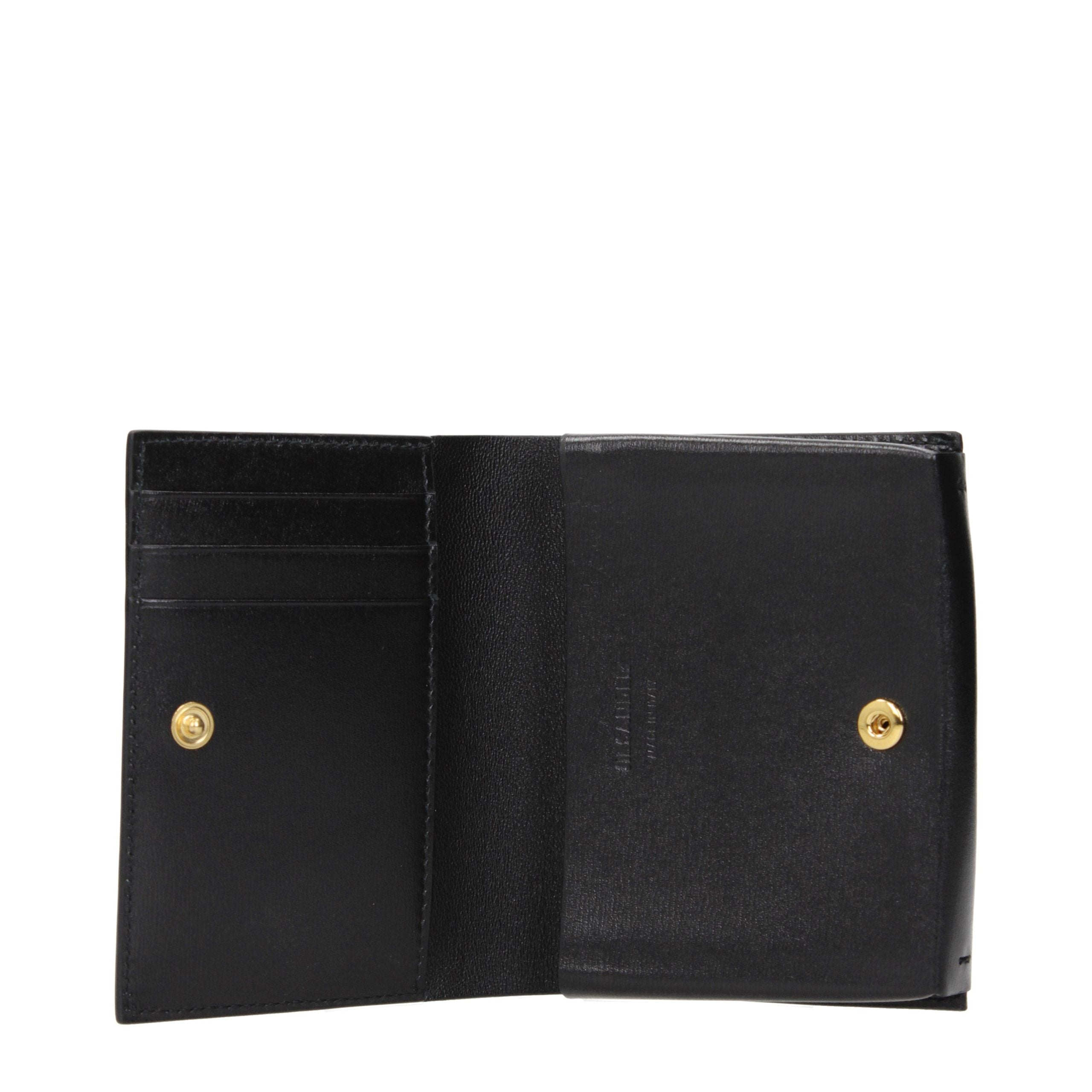 Jil Sander Schwarzer Kartenhalter aus Leder
