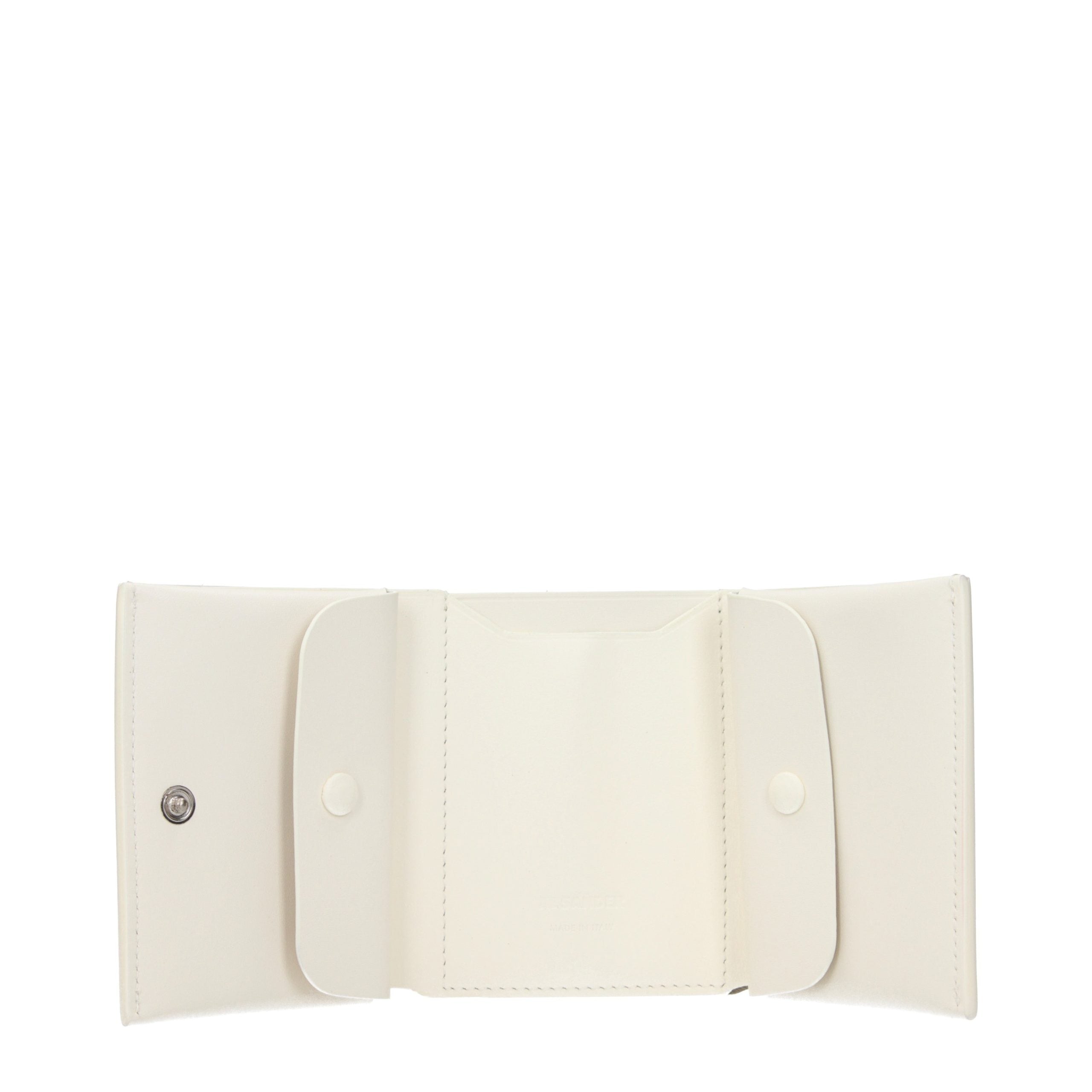 Jil Sander Beige Leder Portemonnaie