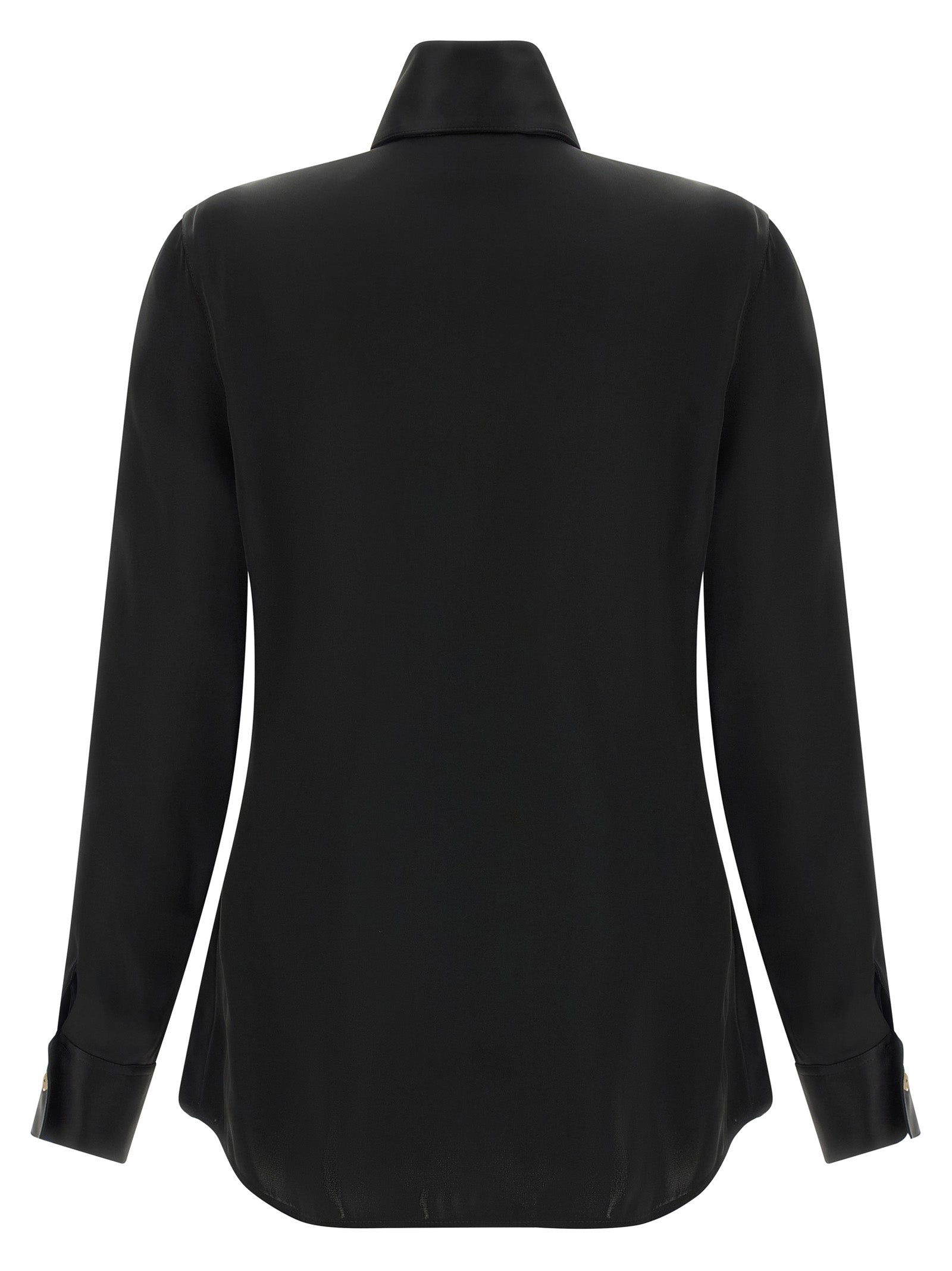Khaite Schwarze Bluse aus Acetat