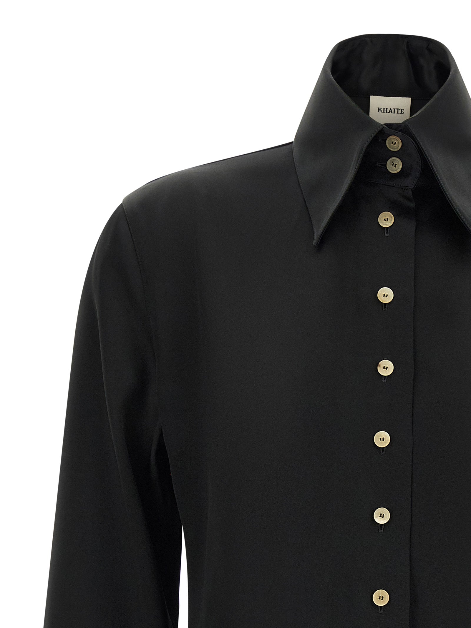 Khaite Schwarze Bluse aus Acetat