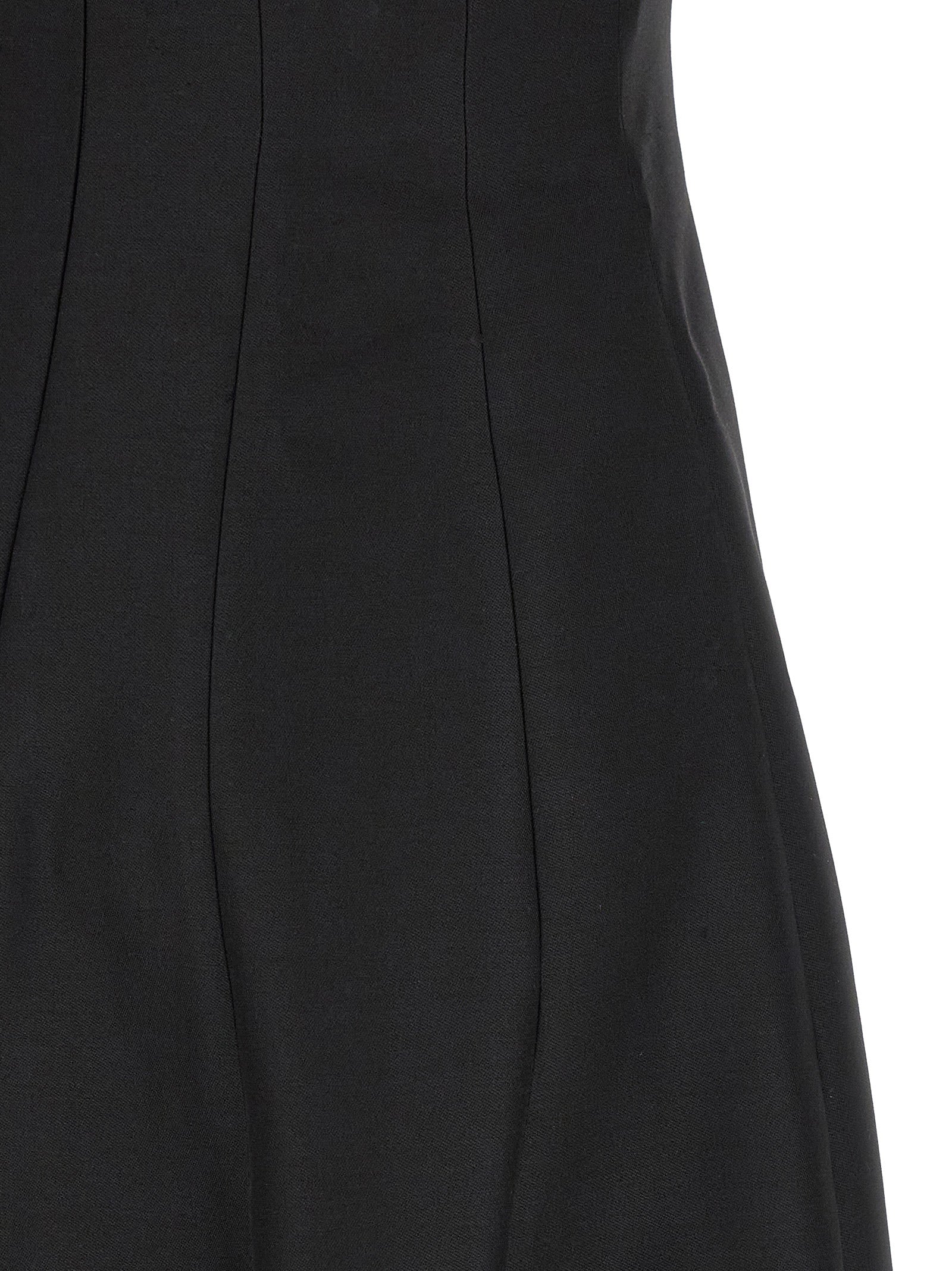 Khaite Langes Wollkleid in Schwarz