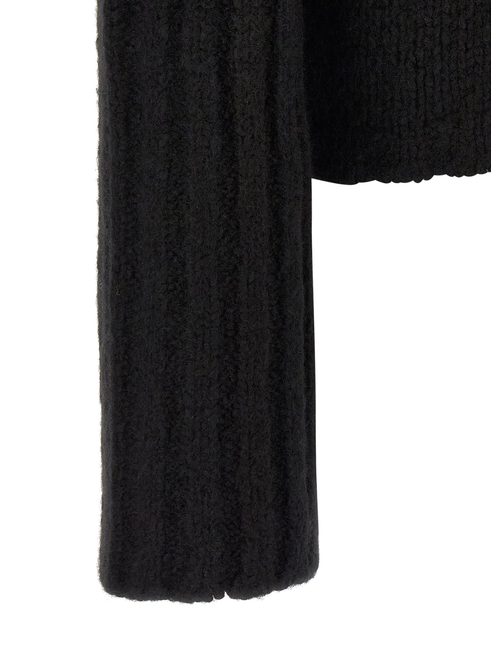 Rick Owens Schwarzer Kaschmir-Cardigan